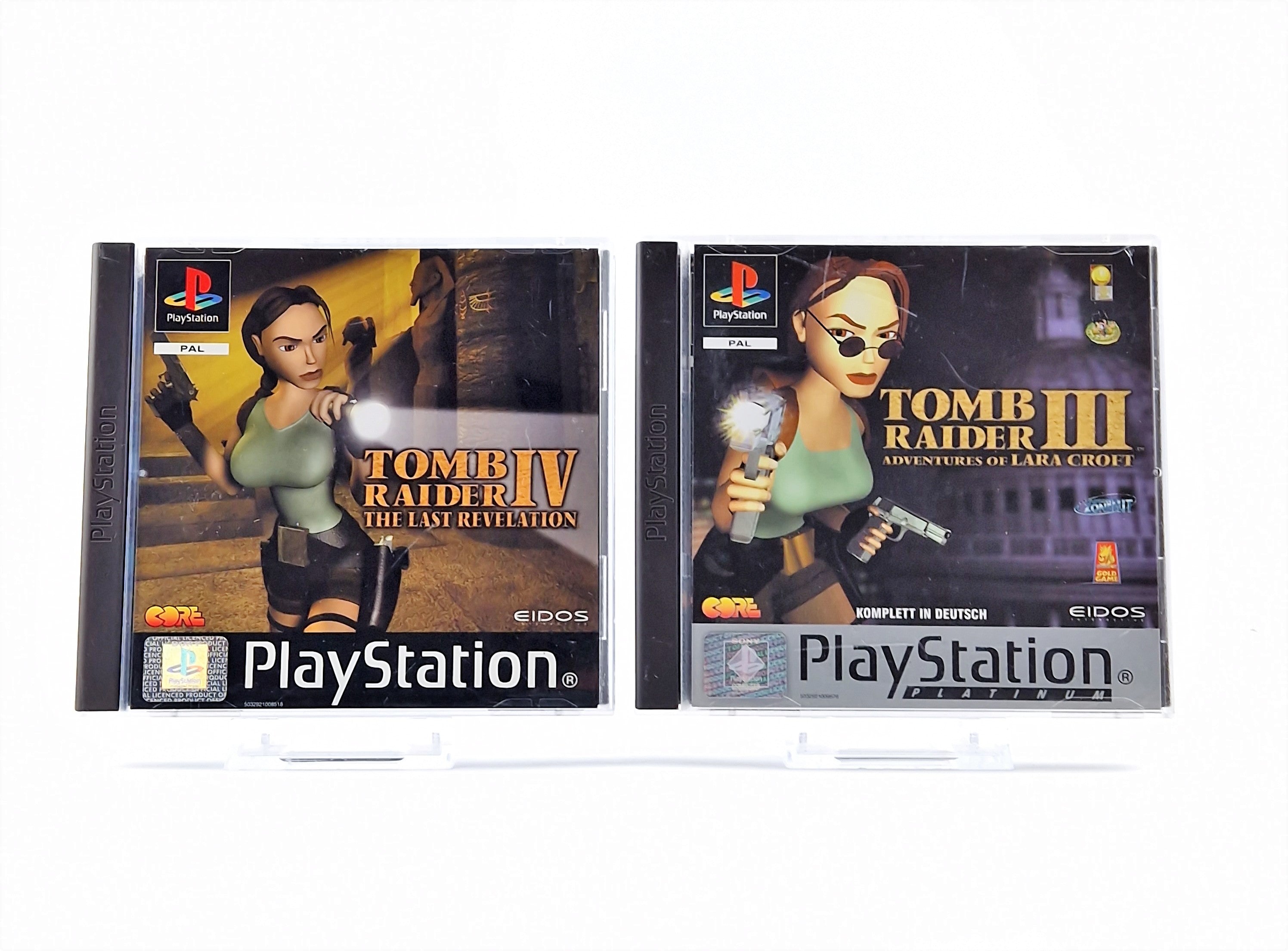 Playstation 1 Games Bundle: Tomb Raider III & IV in SET - PS1 OVP