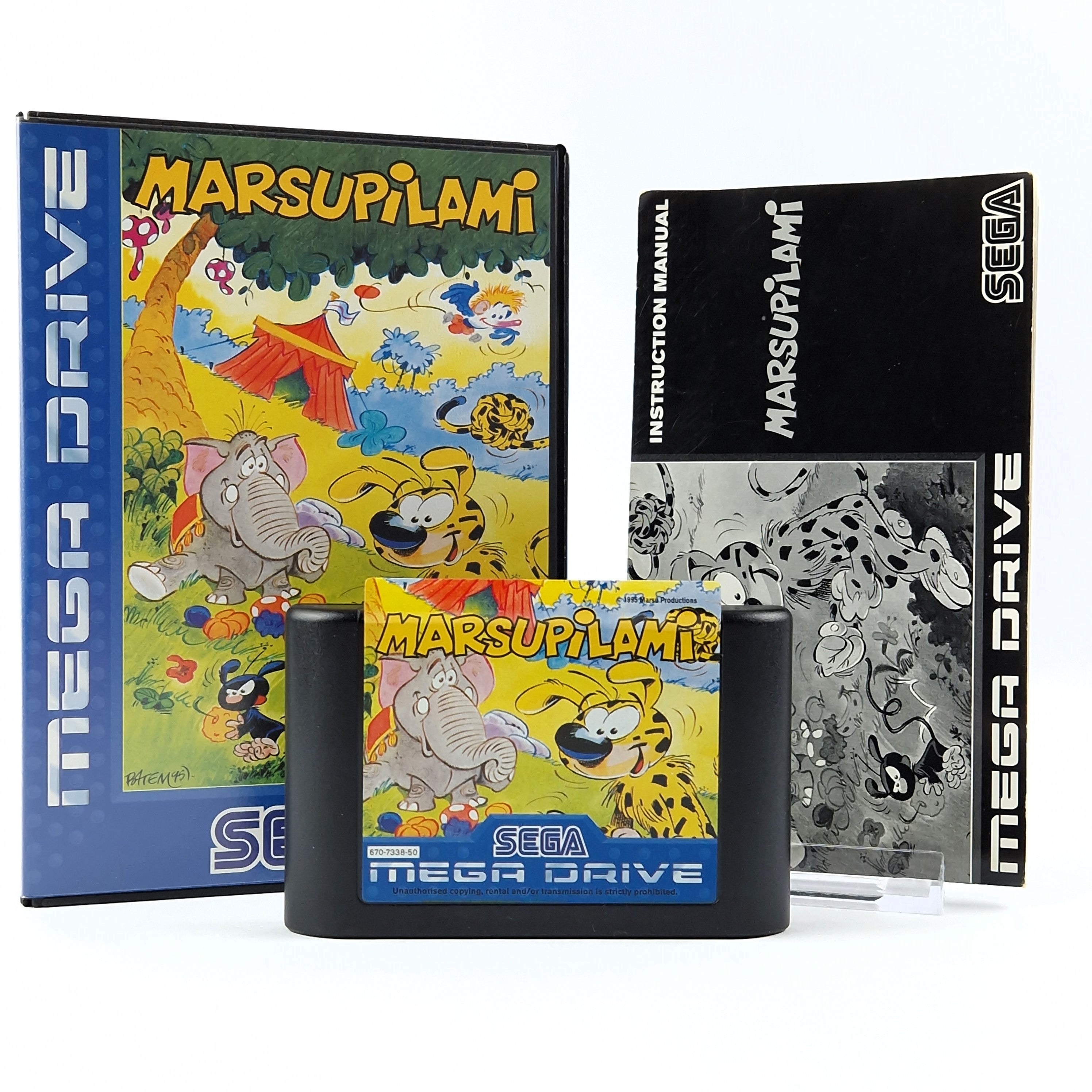 Sega Mega Drive Spiel : Marsupilami - Modul Anleitung OVP cib / PAL MD GAME