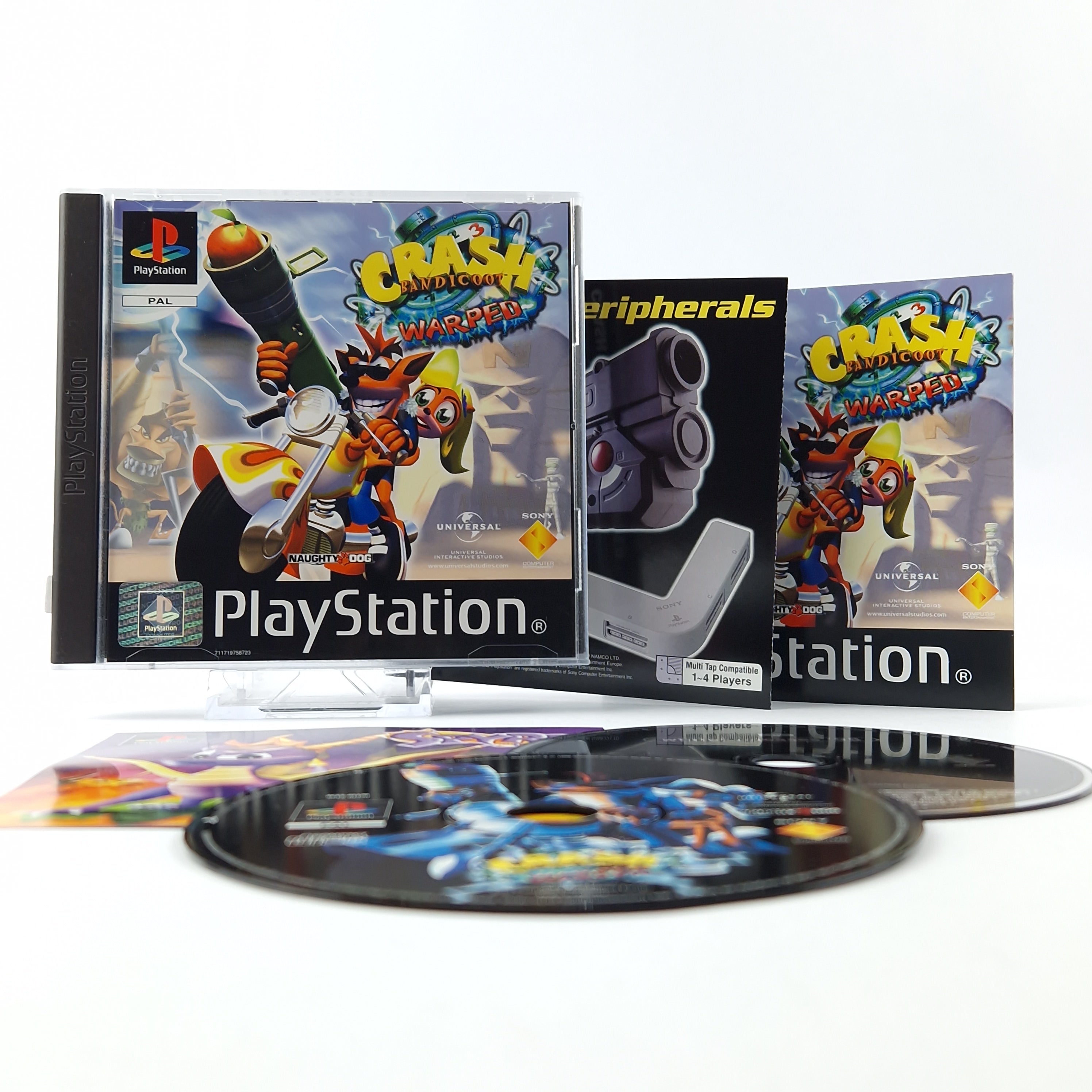 Playstation 1 game: Crash Bandicoot 3 + DEMO - CD instructions OVP | P