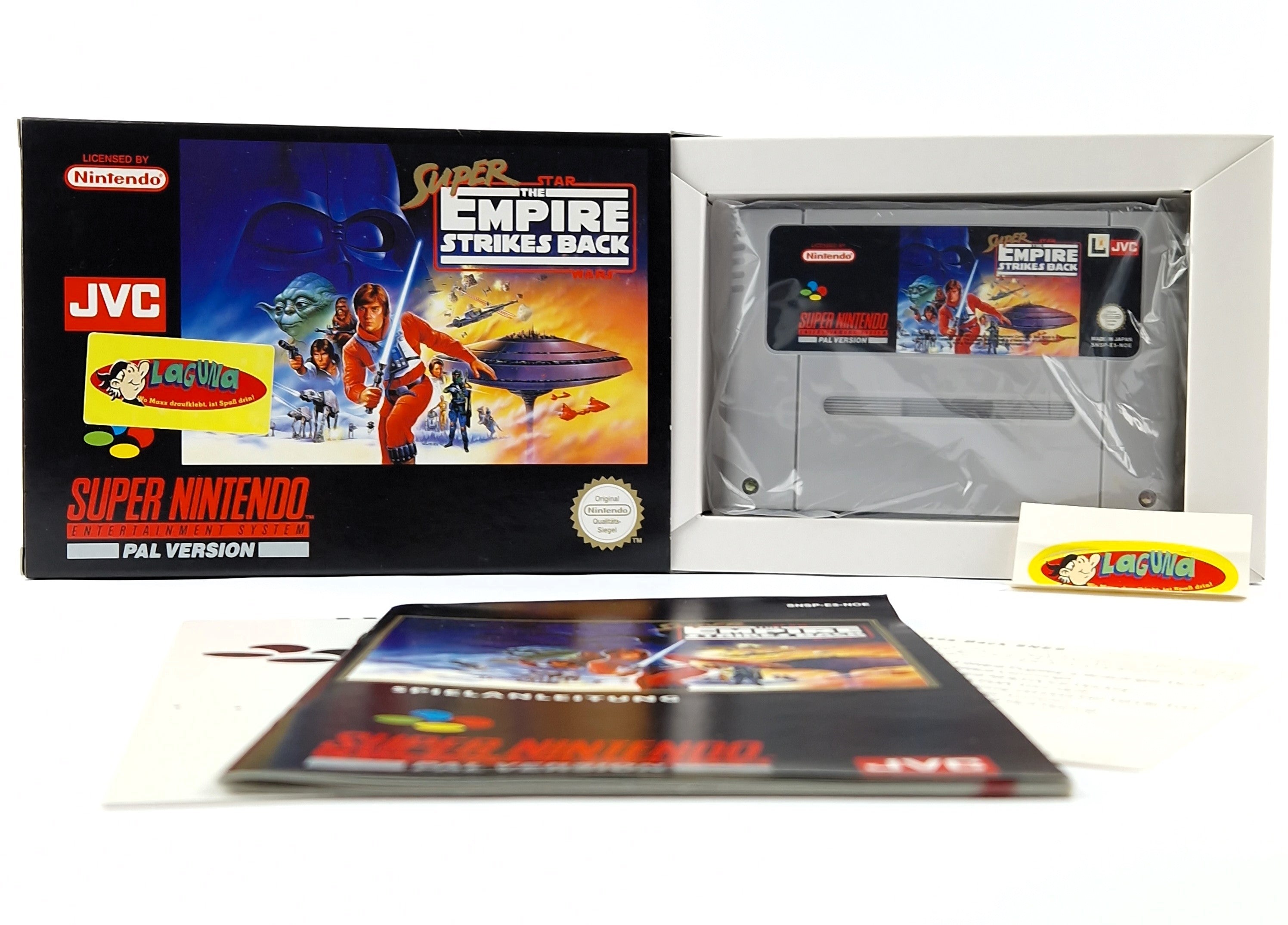 Super Nintendo Game: Super Star Wars The Empire Strikes Back - SNES OV