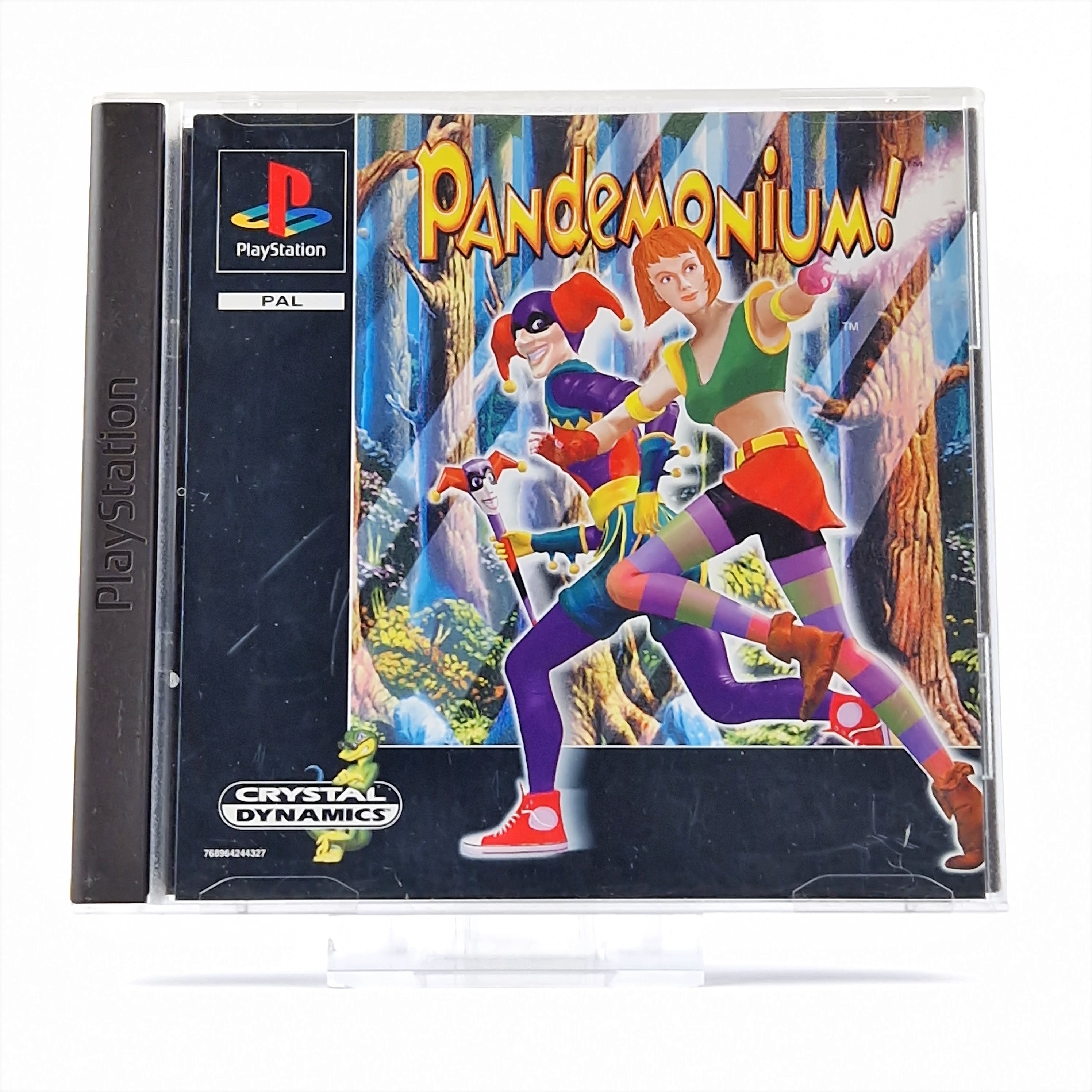 Sony Playstation 1 Game: Pandemonium! - Original packaging instruction