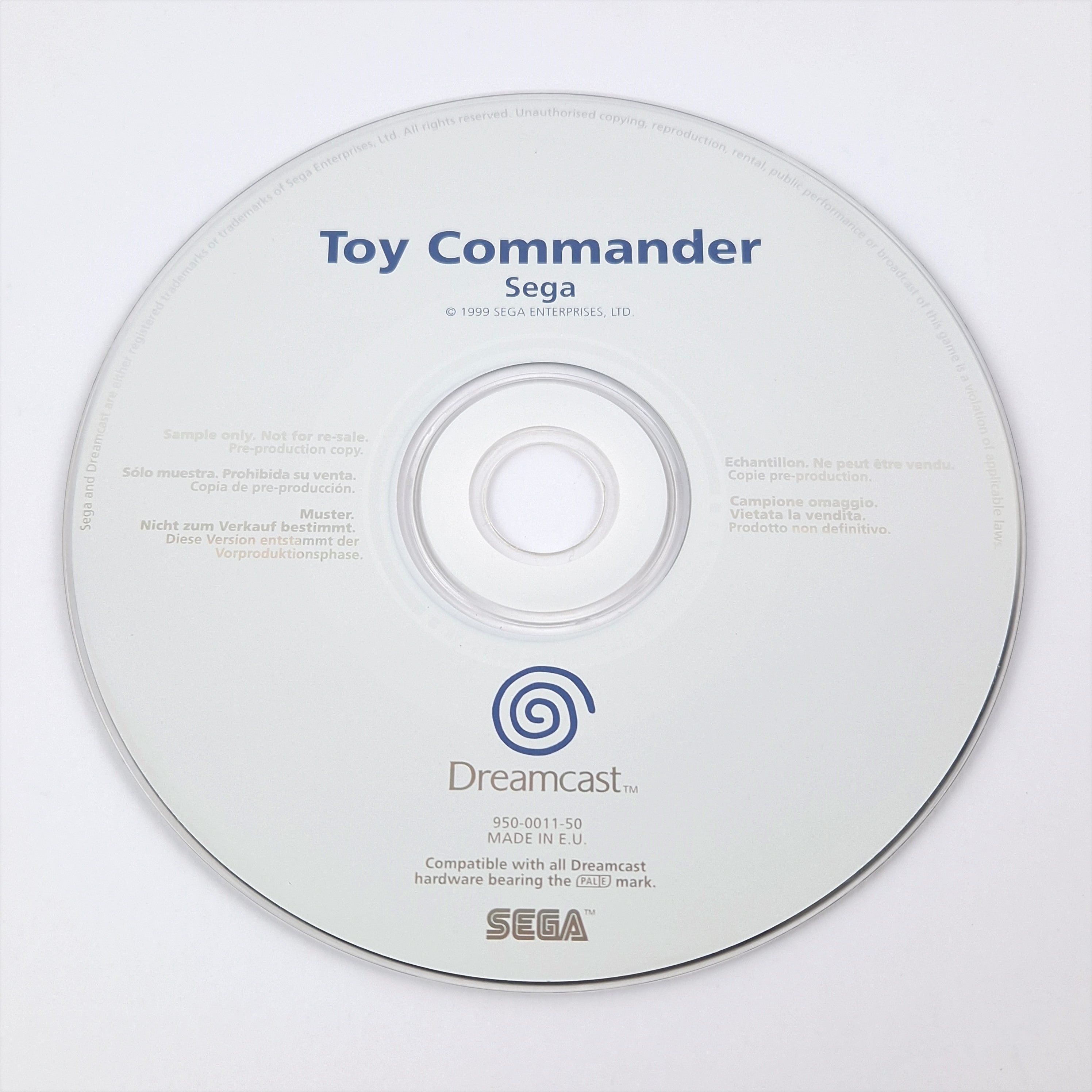 Sega Dreamcast PROMO Game : Toy Commander - Not for Resale Sample | PA