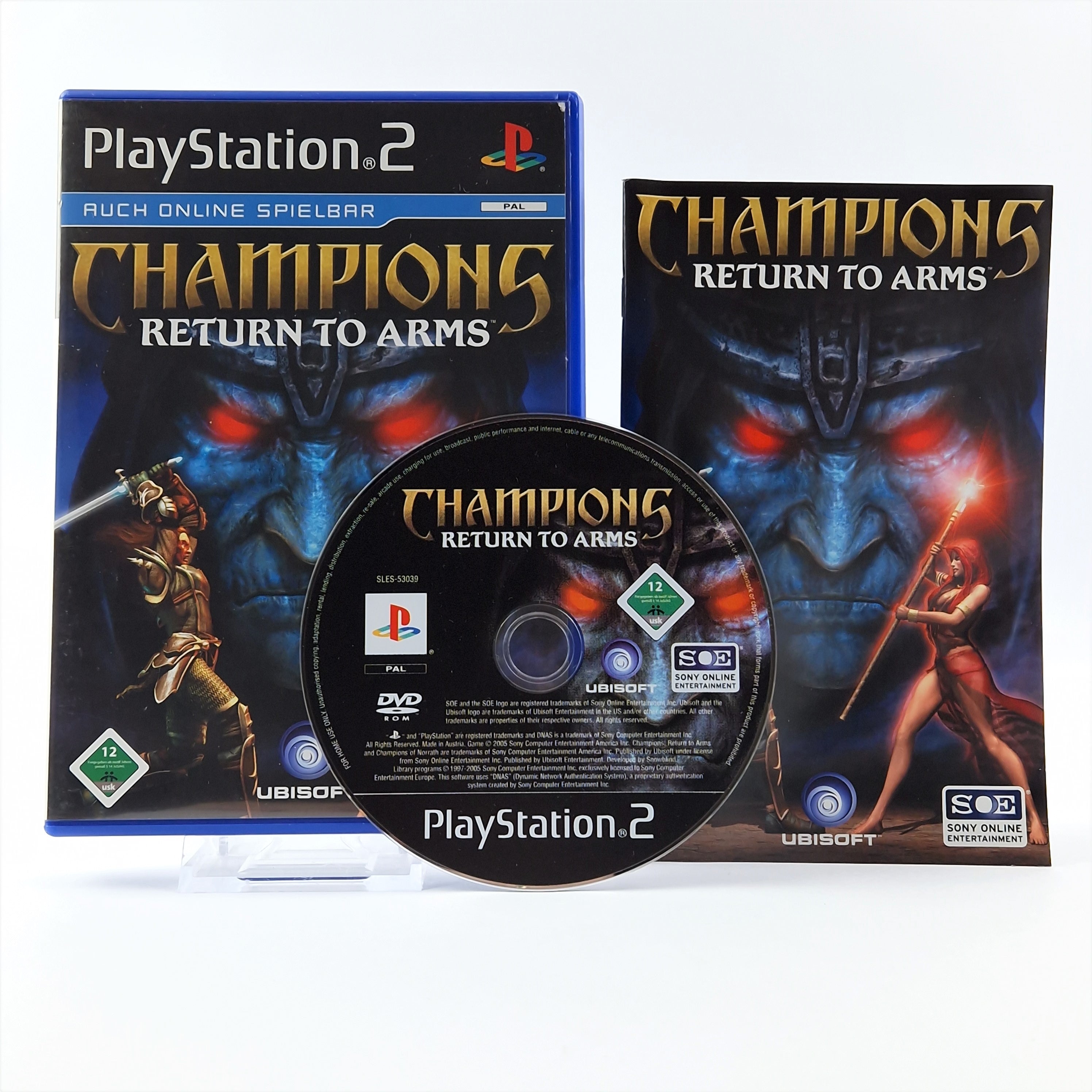 Playstation 2 game: Champions Return to Arms - OVP instructions CD | PS2  PAL game