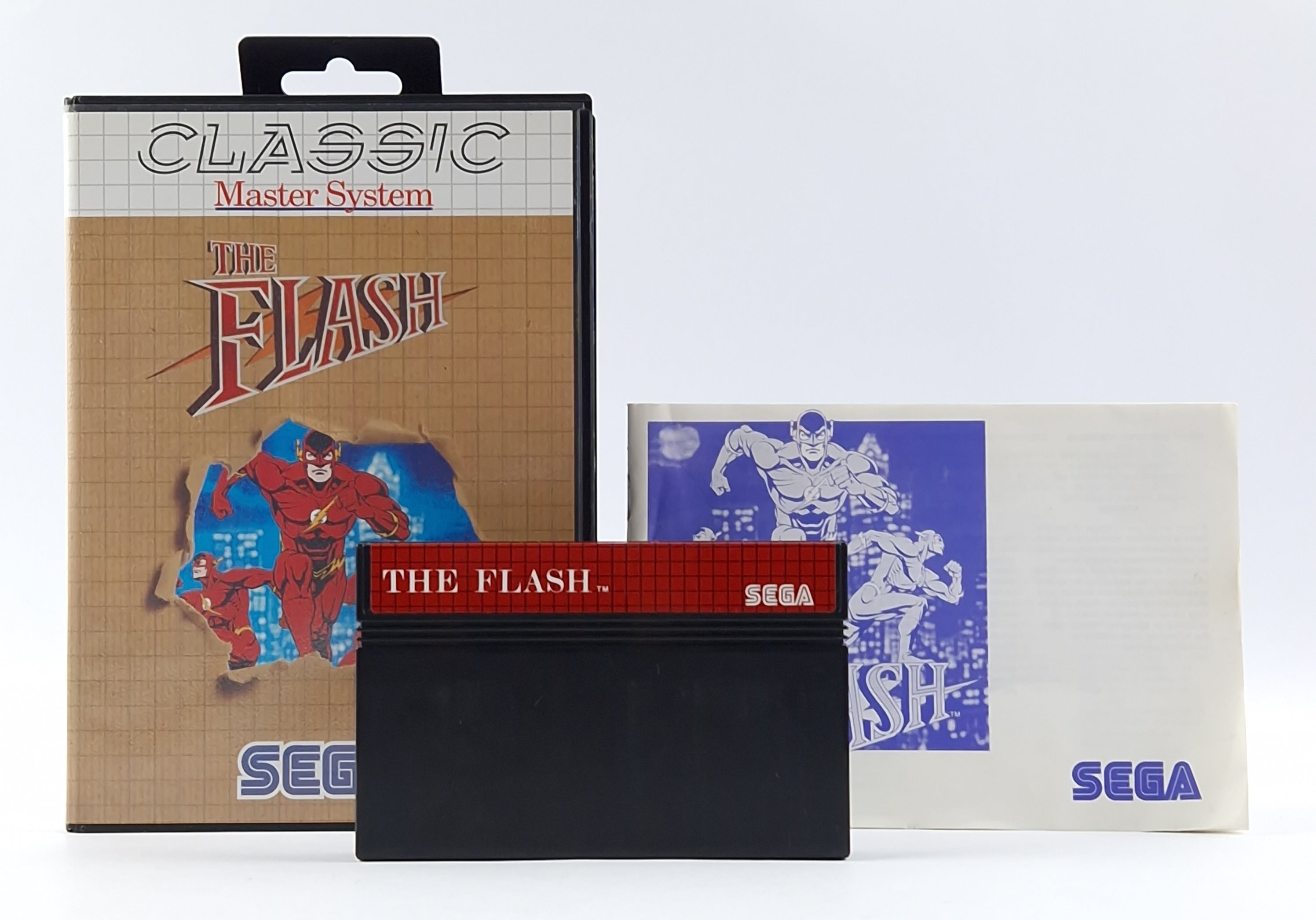 Sega Classic Master System Game: The Flash - OVP Instructions Module -