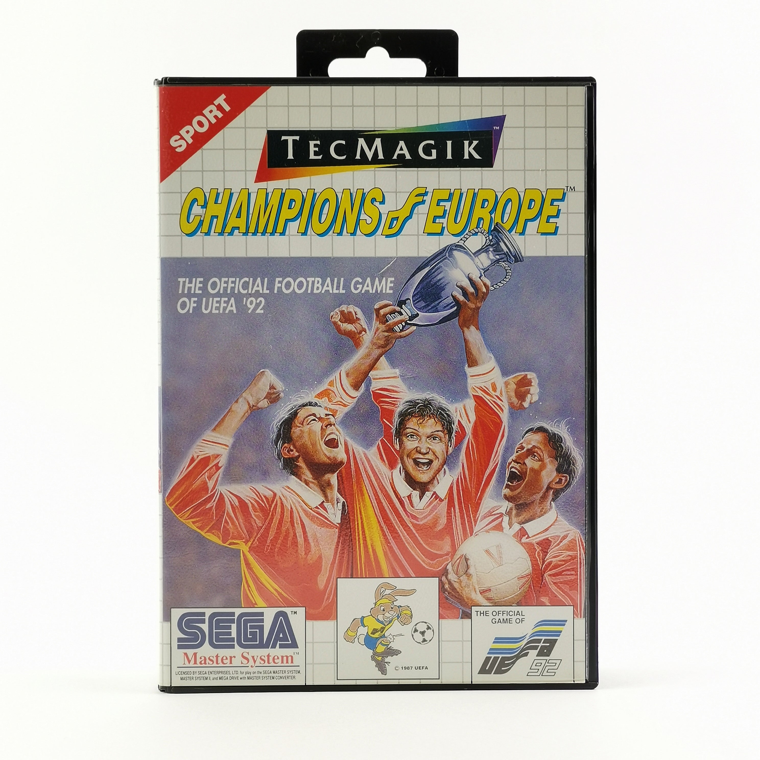 Sega Master System game: Champions of Europe - original packaging &