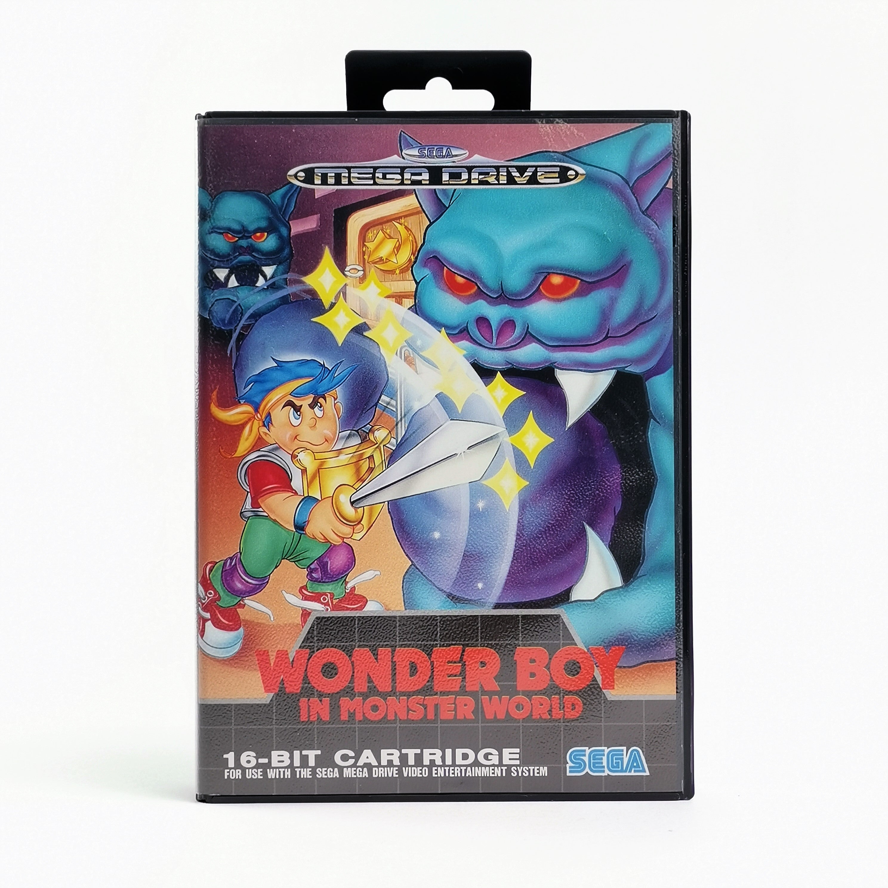 Sega Mega Drive Game: Wonder Boy In Monster World - OVP & Instruct