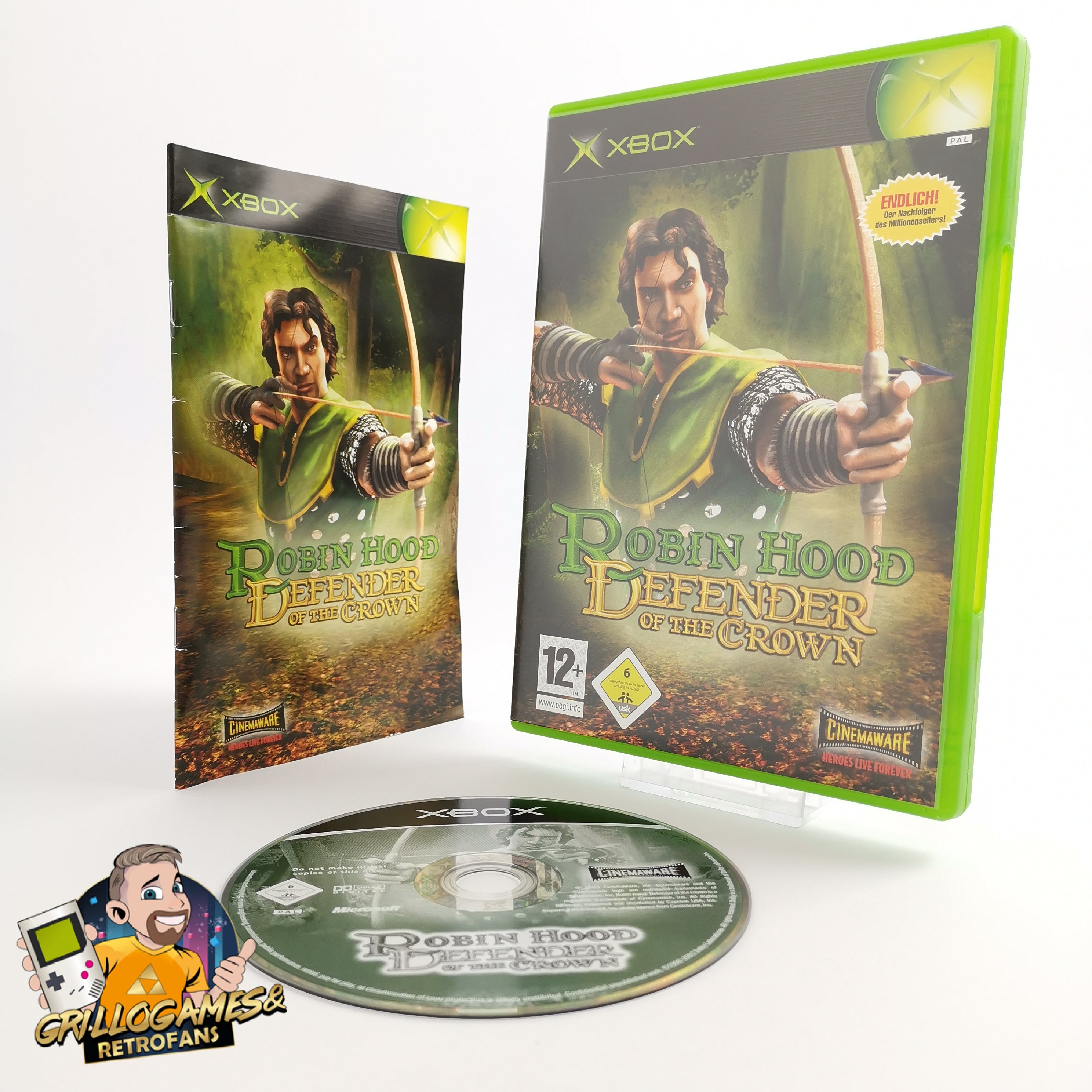 ROBIN JOOD DEFENDER OF THE CROWN XBOX FRANÇAIS NEUF BLISTER NEW SEALED RARE