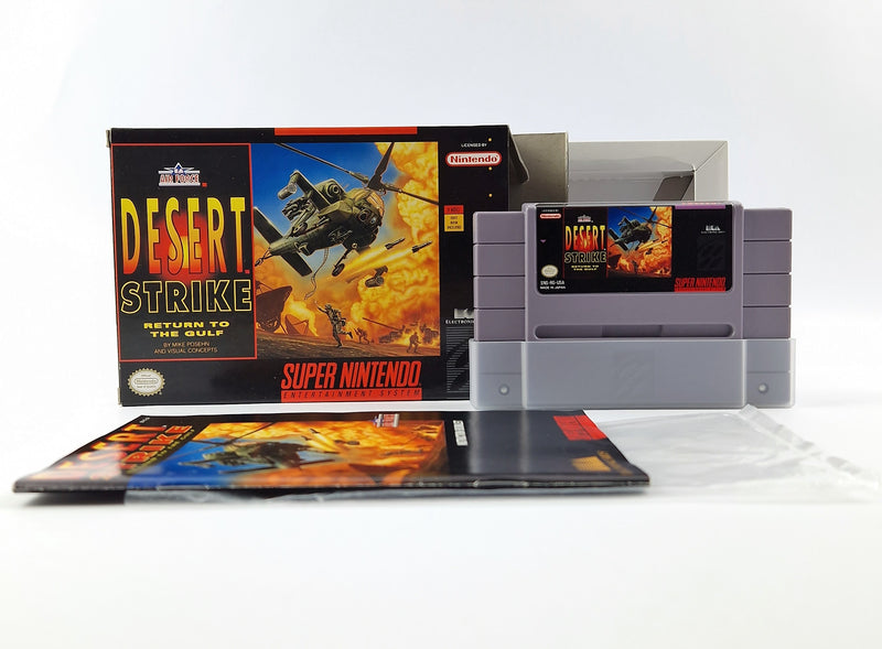 Super Nintendo Game: Desert Strike Return to The Gulf - OVP SNES USA Version