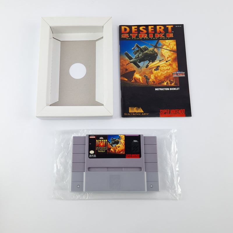 Super Nintendo Game: Desert Strike Return to The Gulf - OVP SNES USA Version