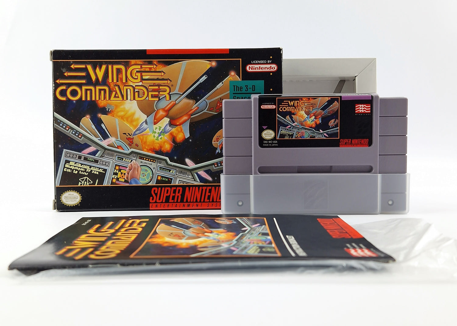 Super Nintendo game: Wing Commander - original packaging instructions module | SNES USA Game