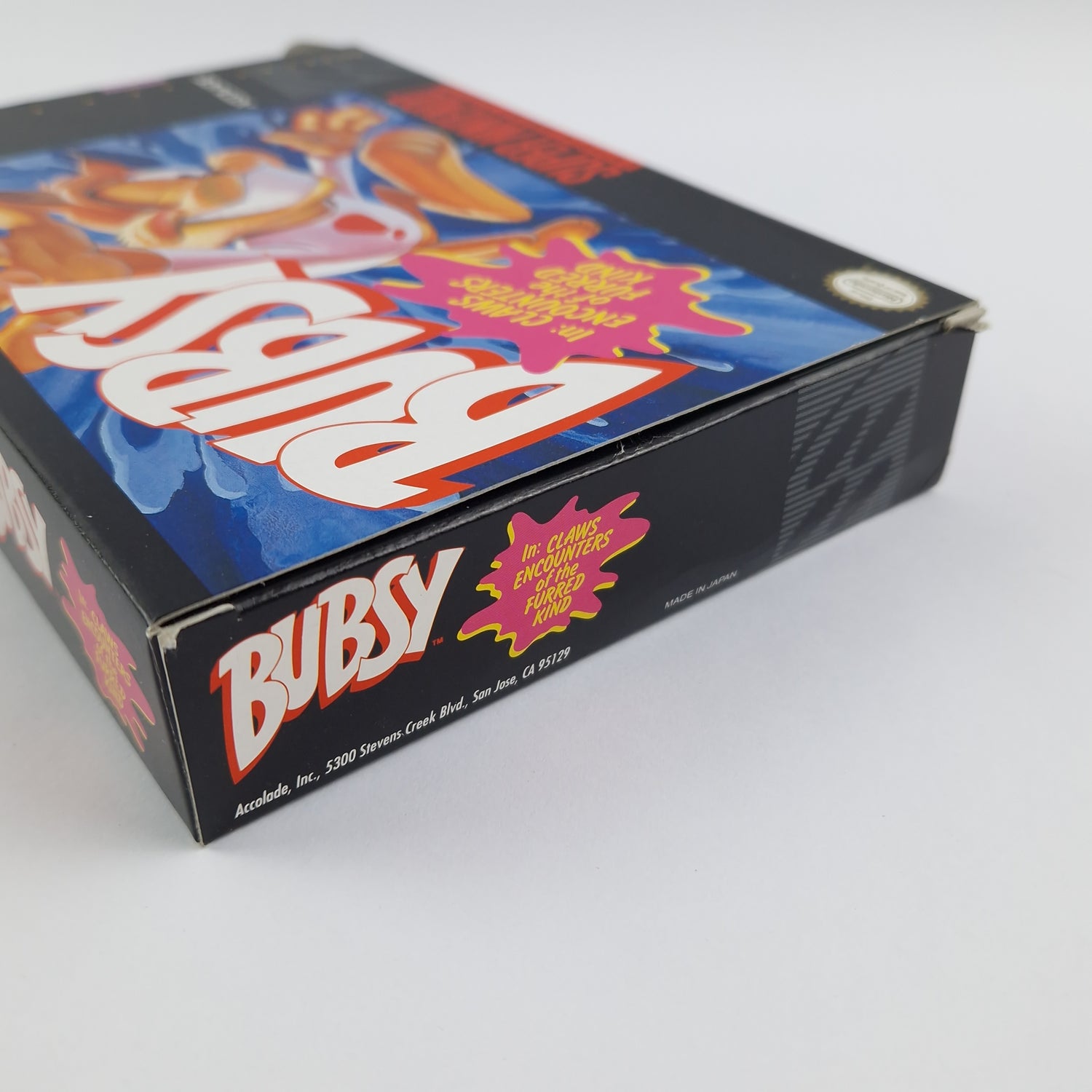 Super Nintendo game: BUBSY - OVP instructions module | SNES NTSC-U/C USA Game