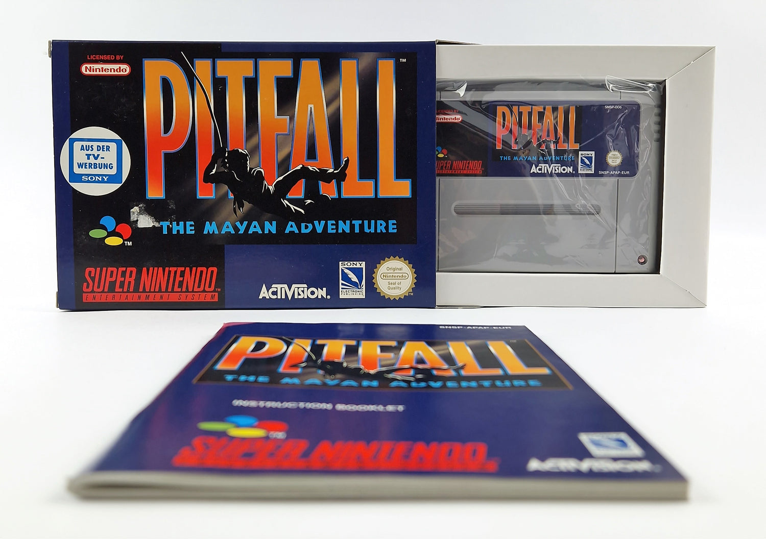 Super Nintendo Game: Pitfall The Mayan Adventure - OVP l | SNES PAL game