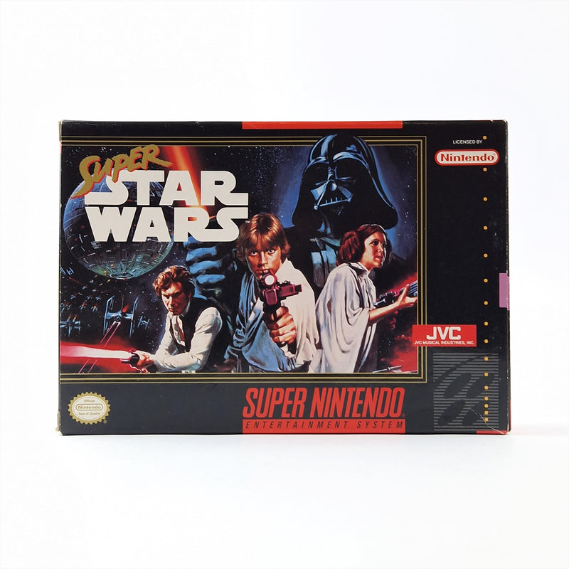 Super Nintendo Spiel : Super Star Wars - OVP NTSC-U/C USA SNES