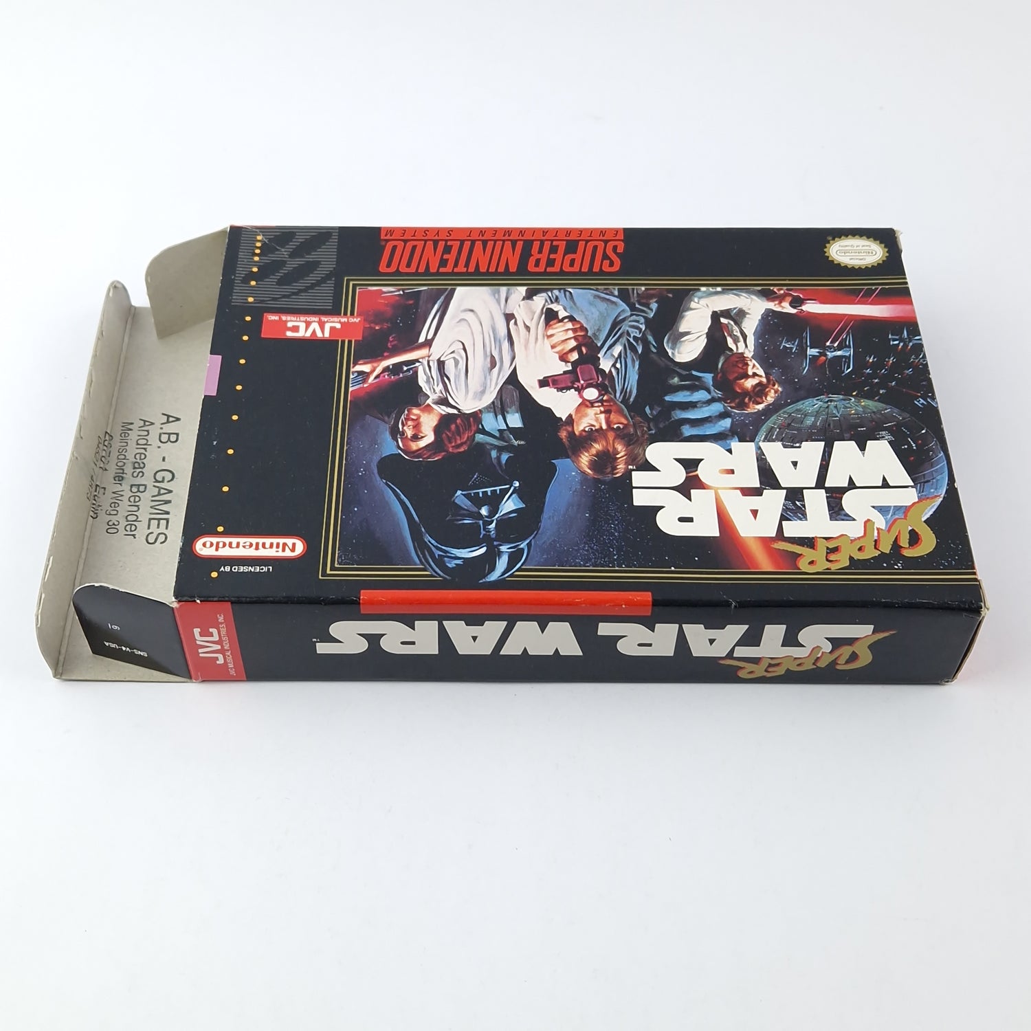 Super Nintendo Spiel : Super Star Wars - OVP NTSC-U/C USA SNES