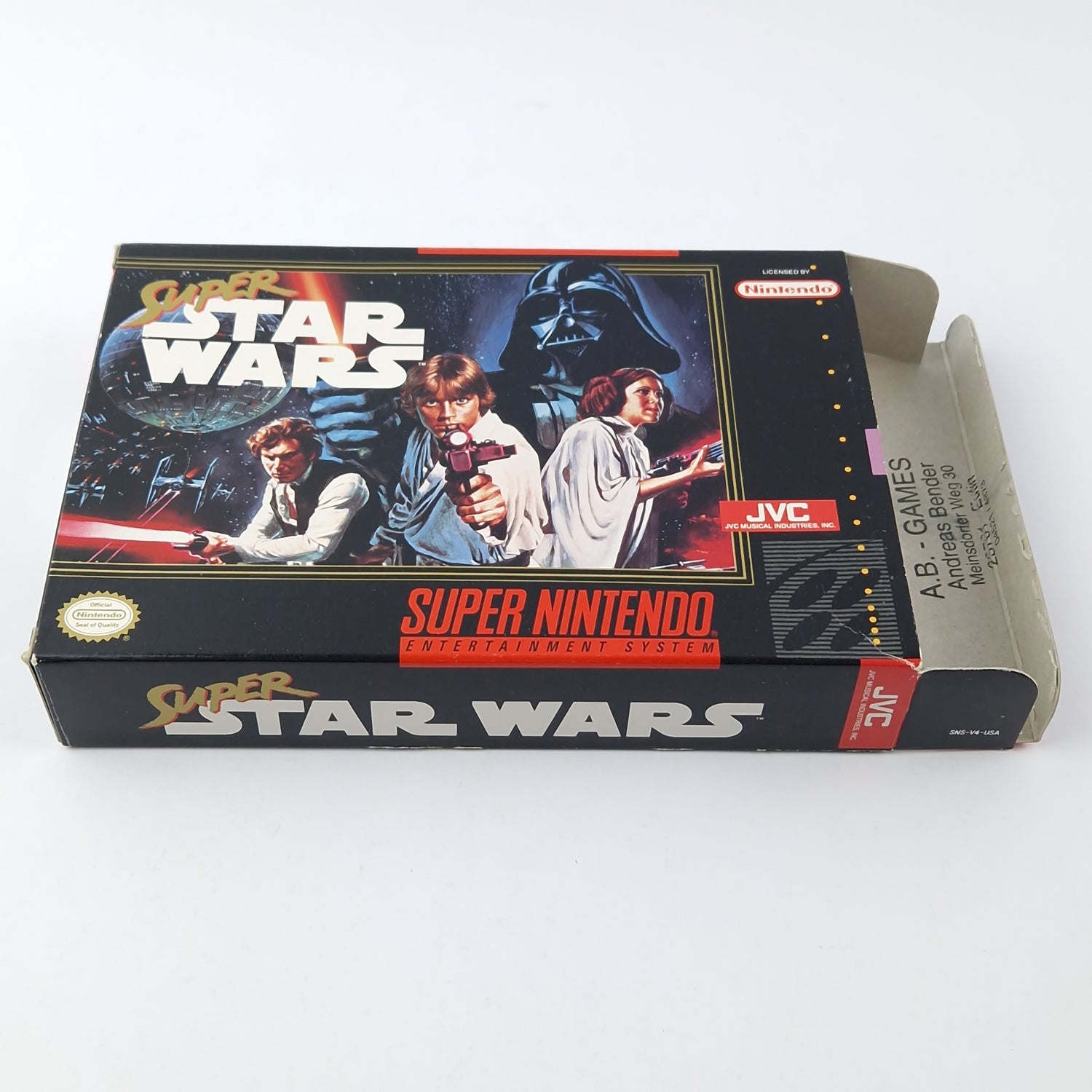 Super Nintendo Spiel : Super Star Wars - OVP NTSC-U/C USA SNES