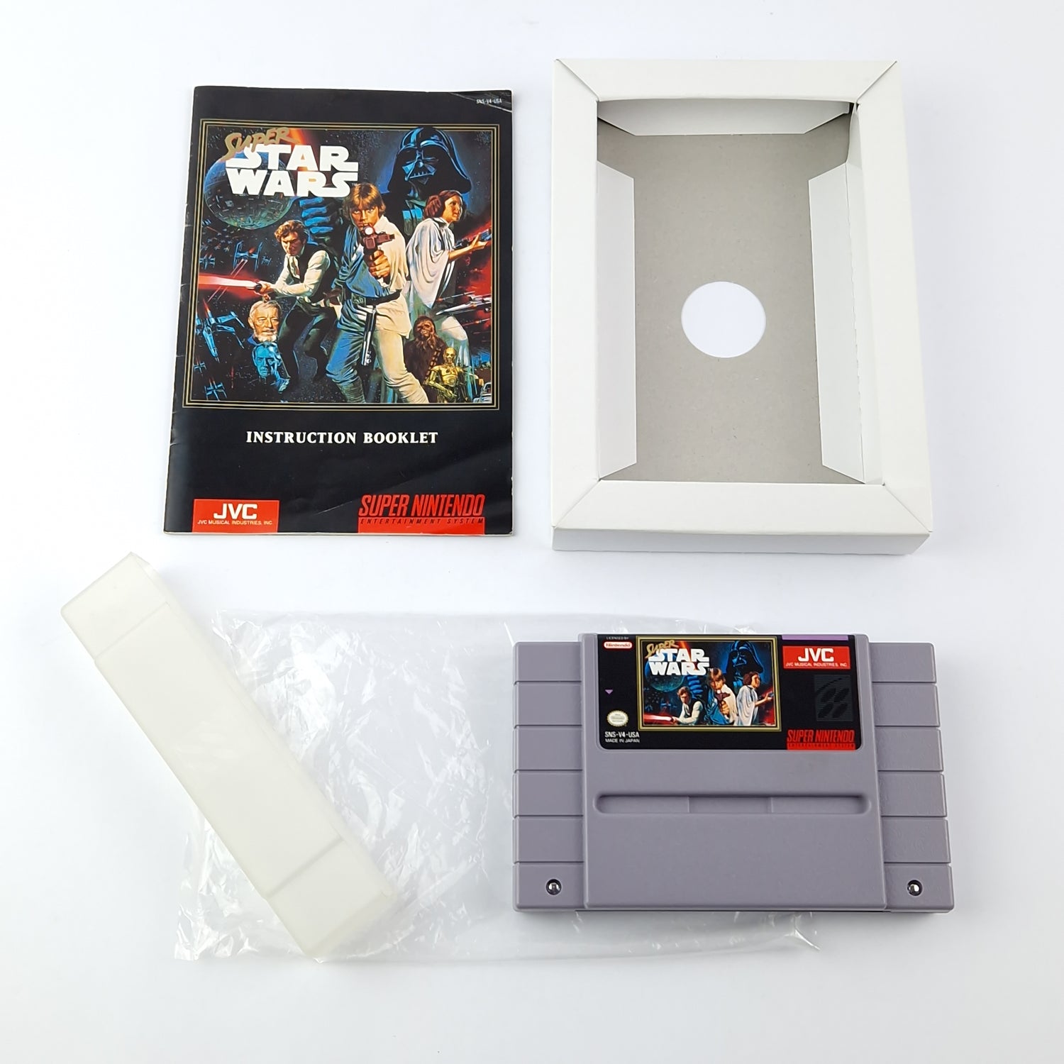 Super Nintendo Spiel : Super Star Wars - OVP NTSC-U/C USA SNES