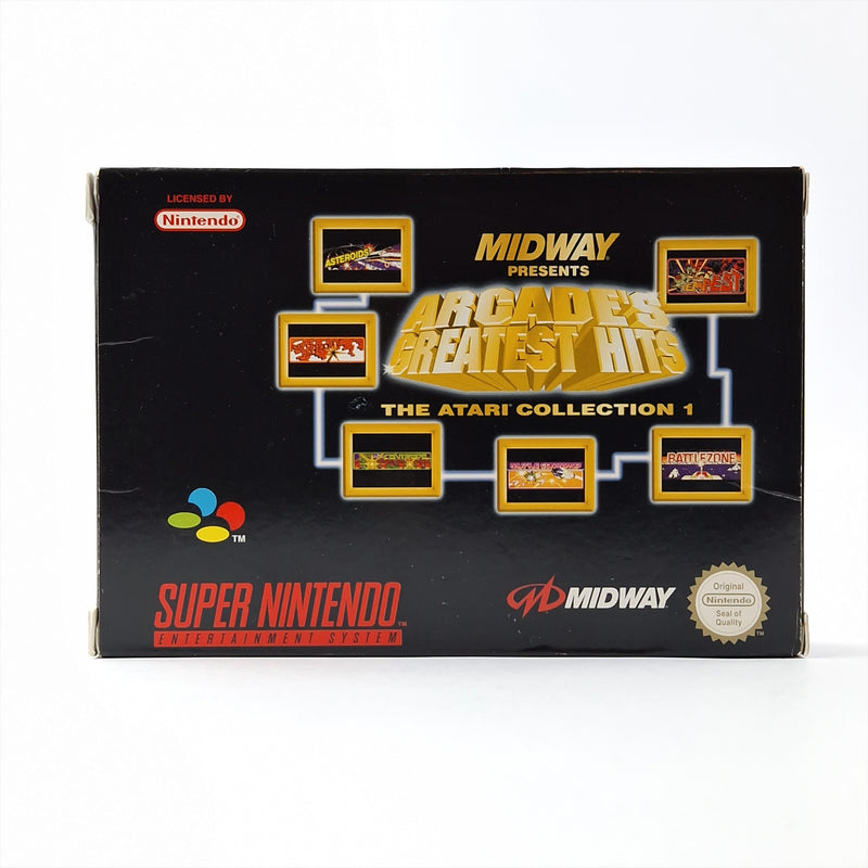 Super Nintendo Spiel : Midway Arcades Greatest Hits Atari Collection 1 OVP SNES