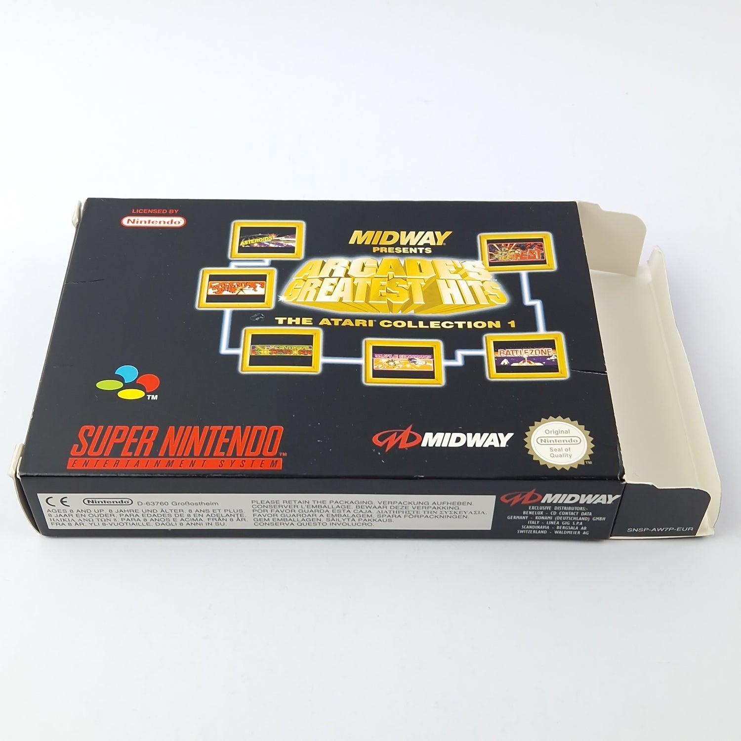 Super Nintendo Spiel : Midway Arcades Greatest Hits Atari Collection 1 OVP SNES