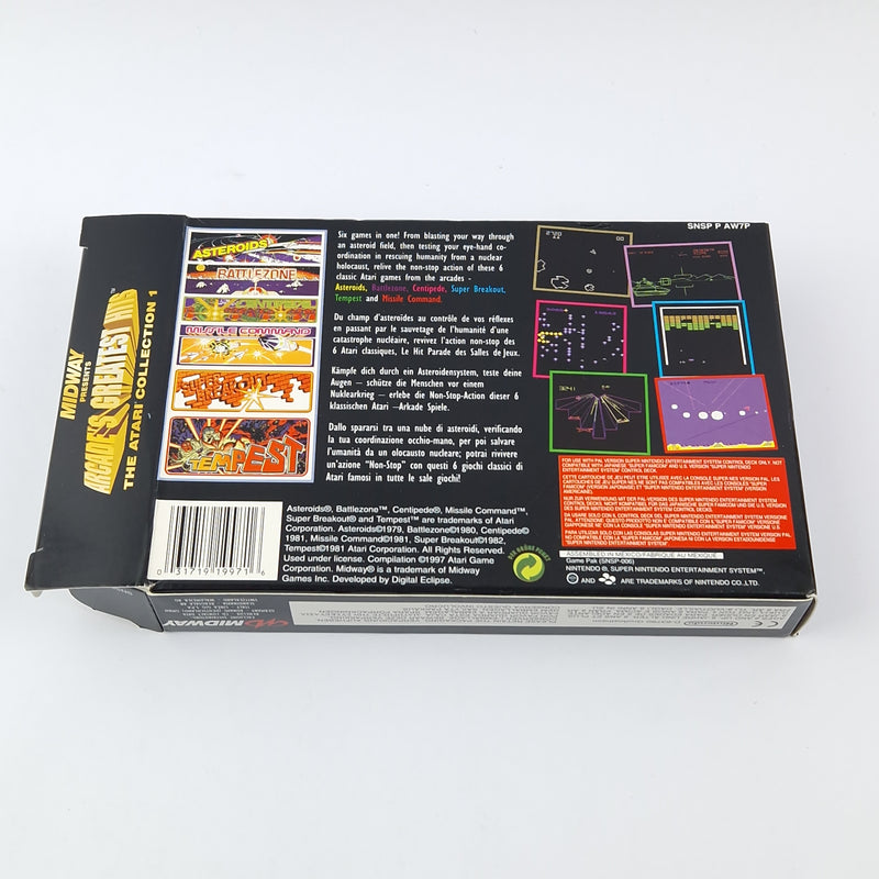 Super Nintendo Spiel : Midway Arcades Greatest Hits Atari Collection 1 OVP SNES