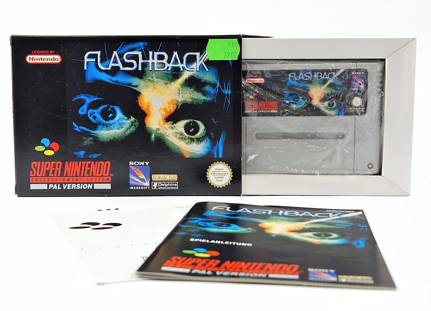 Super Nintendo Game: Flashback - OVP Instructions Module | SNES PAL NOE