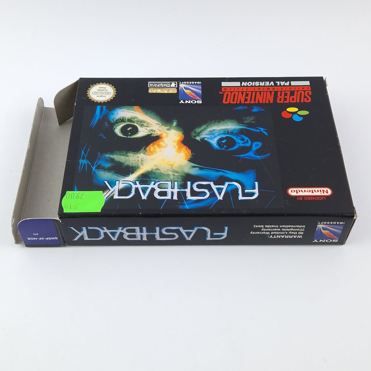 Super Nintendo Game: Flashback - OVP Instructions Module | SNES PAL NOE