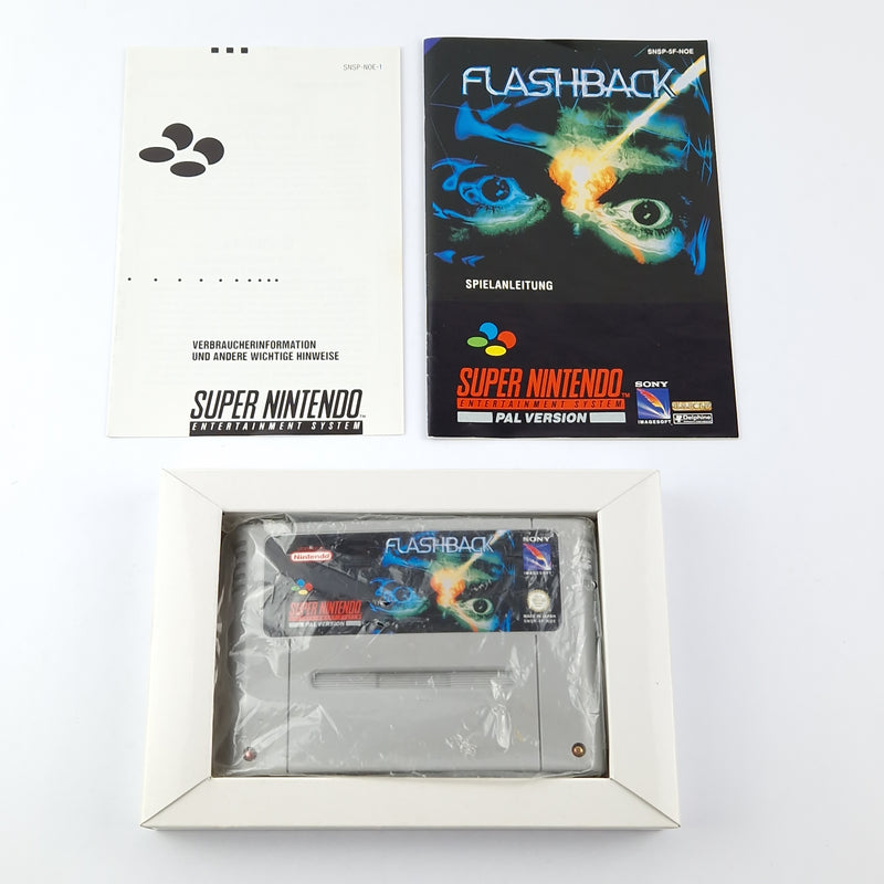 Super Nintendo Game: Flashback - OVP Instructions Module | SNES PAL NOE