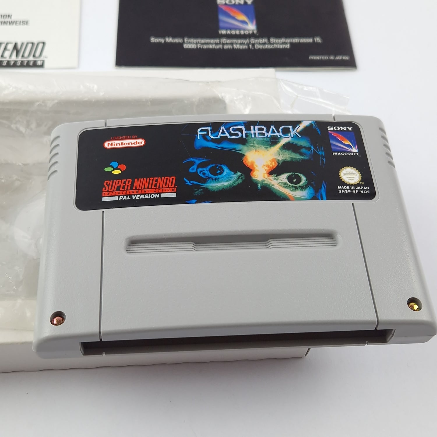 Super Nintendo Game: Flashback - OVP Instructions Module | SNES PAL NOE