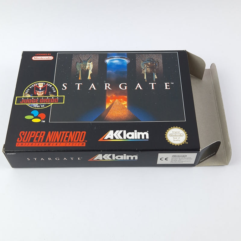 Super Nintendo game: Stargate - OVP instructions module | SNES PAL EUR