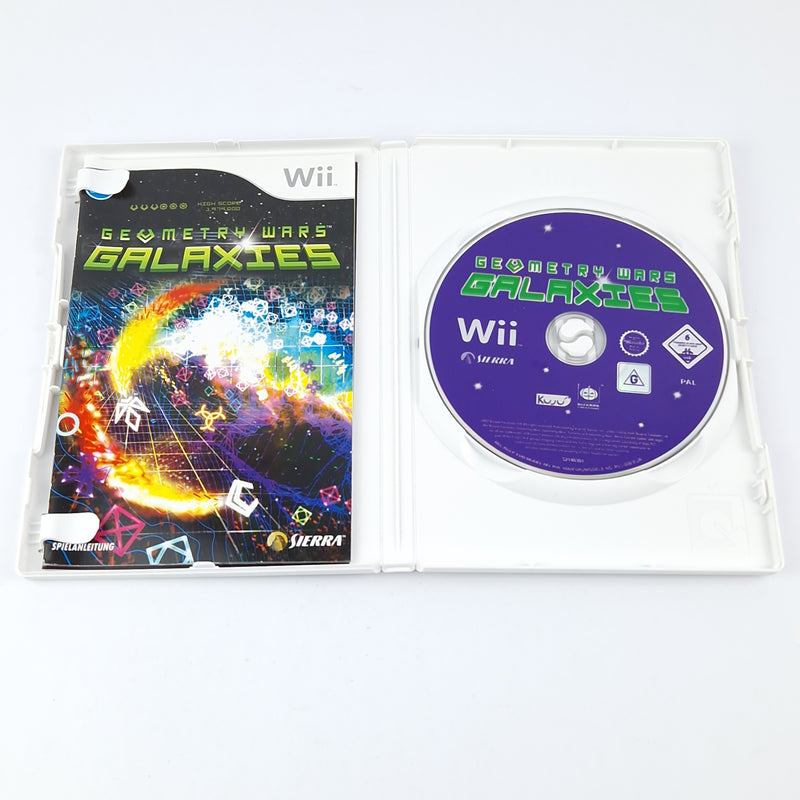 Nintendo Wii Game: Geometry Wars Galaxies - OVP Instructions CD Pal