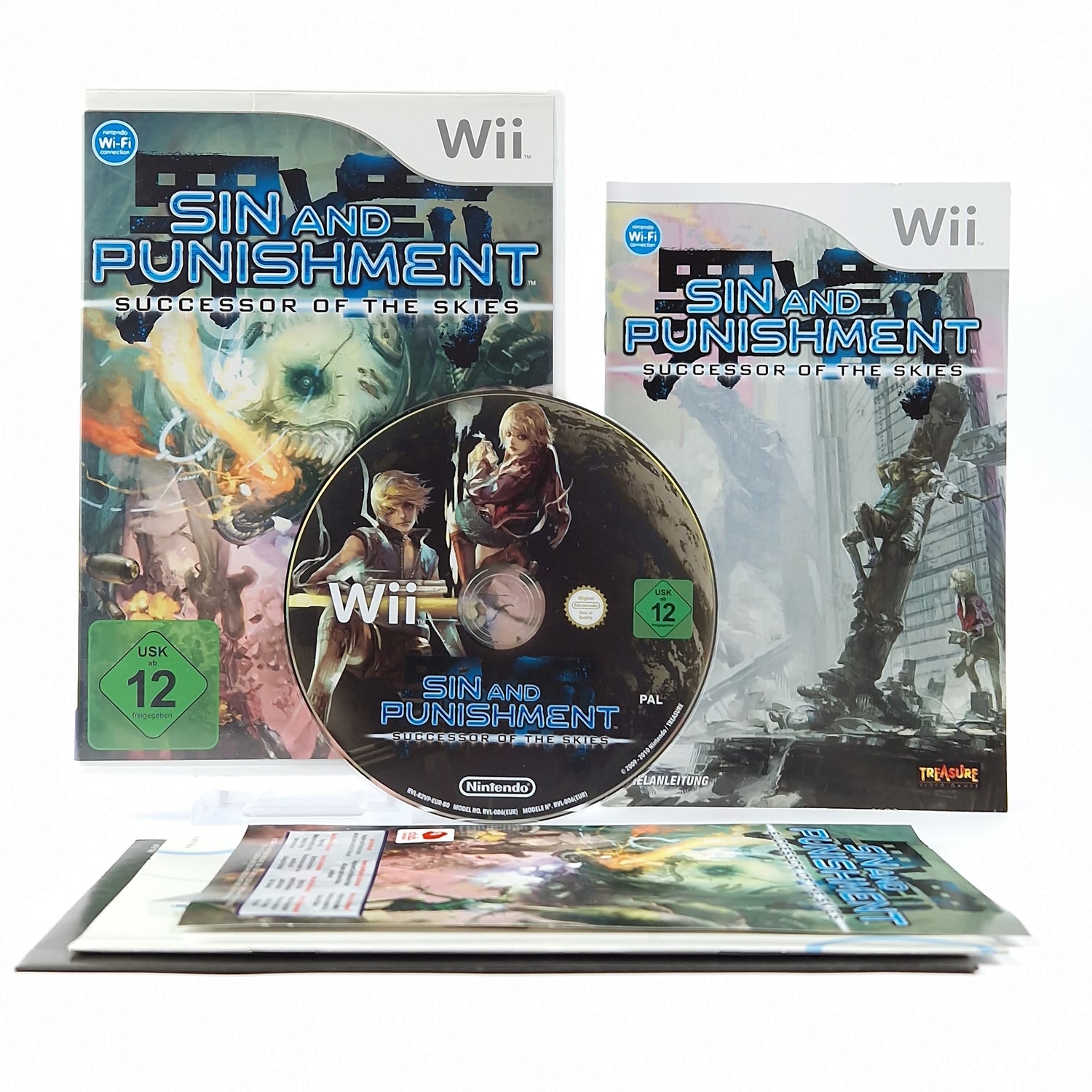 Nintendo Wii Game: Sin and Punishment Successor of The Skies - OVP Pal