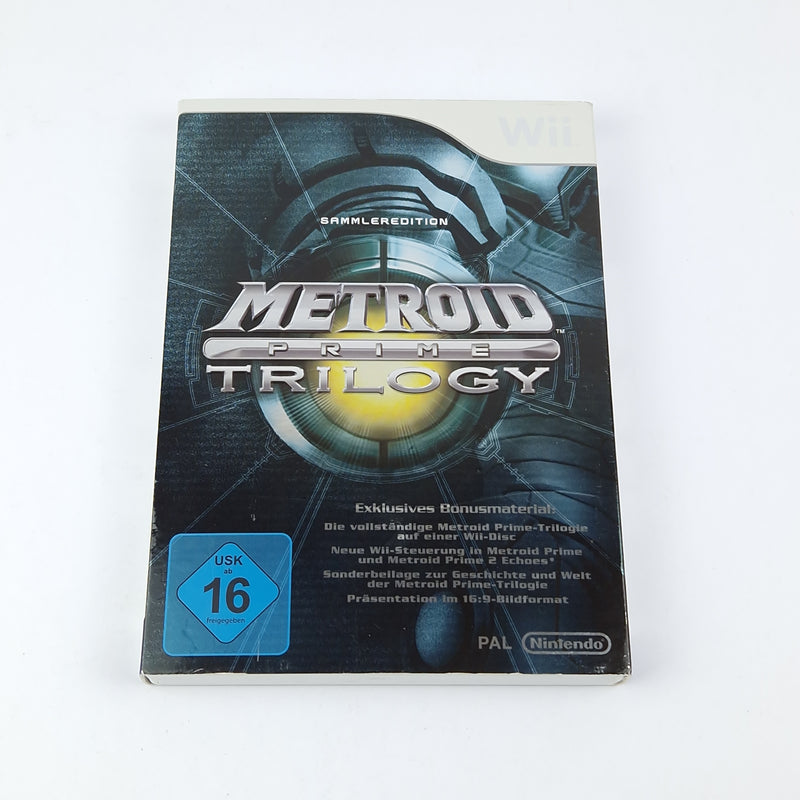 Nintendo Wii Spiel : Metroid Prime Trilogy Sammleredition - OVP Anleitung CD Pal