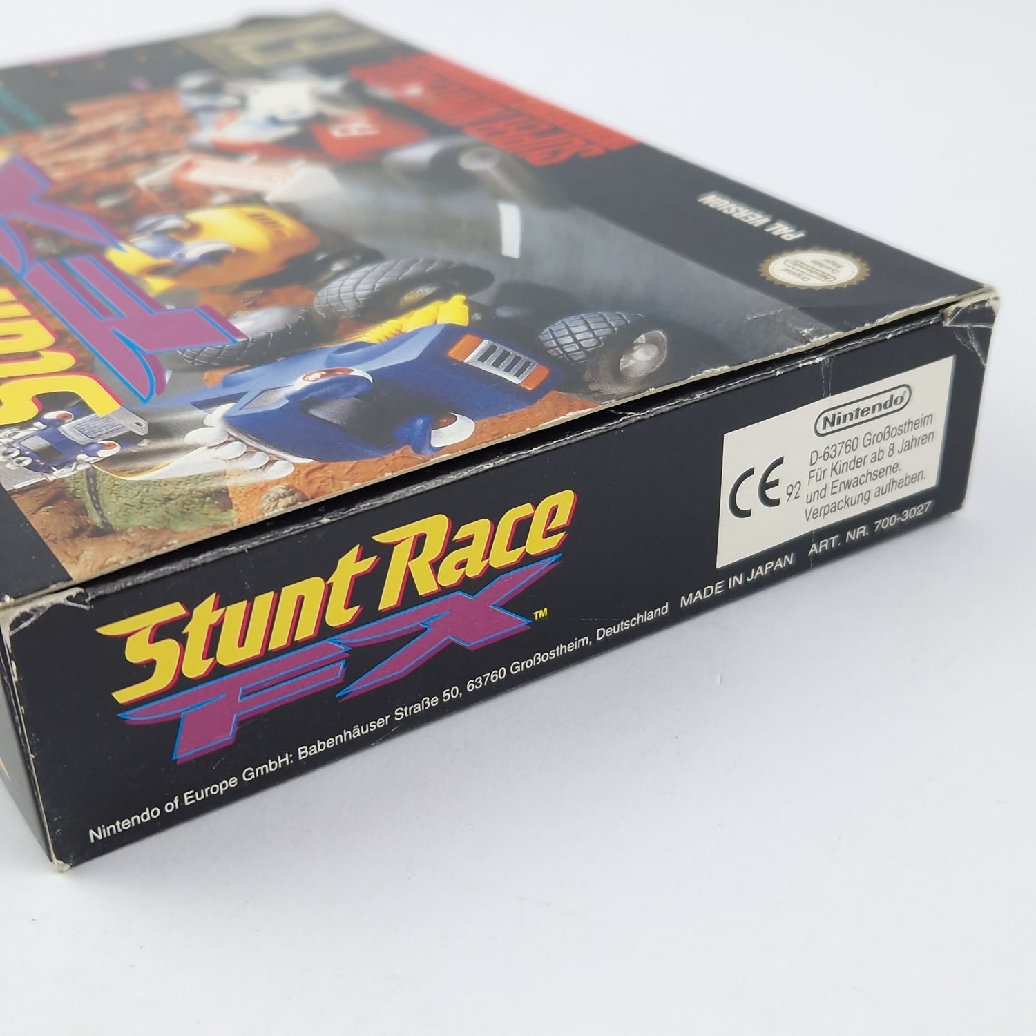 Super Nintendo Spiel : Stunt Race FX - OVP Anleitung Modul | SNES Pal Game