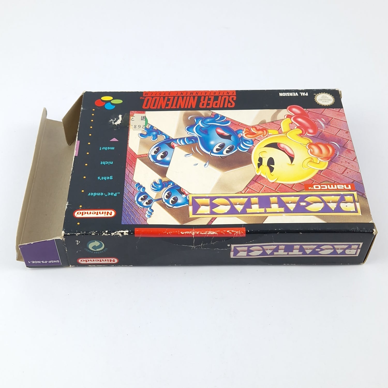 Super Nintendo Spiel : Pac-Attack Namco - OVP Anleitung Modul | SNES Pal Game