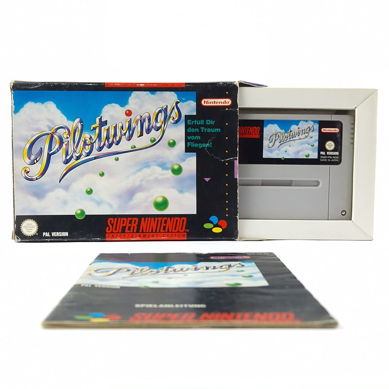 Super Nintendo Game: Pilotwings - OVP Instructions Module | SNES Pal Game