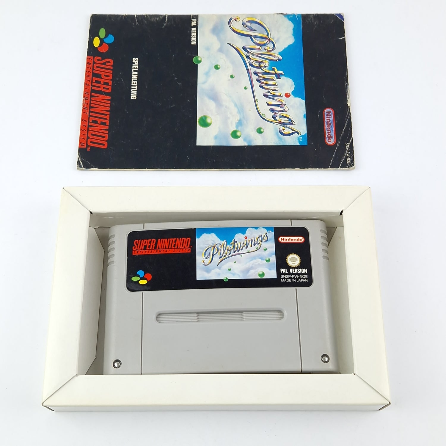 Super Nintendo Game: Pilotwings - OVP Instructions Module | SNES Pal Game