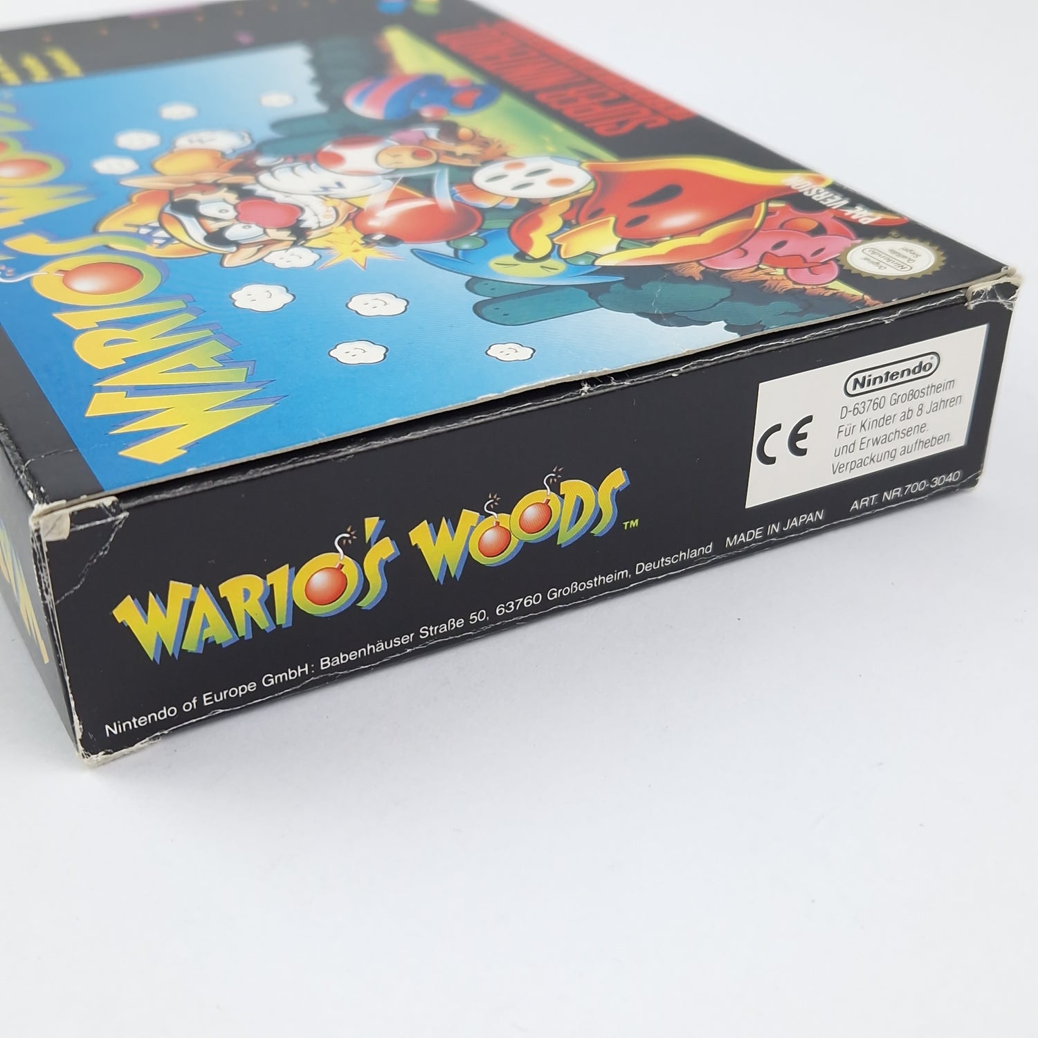 Super Nintendo game: Wario's Woods - OVP instructions module | SNES Pal Game