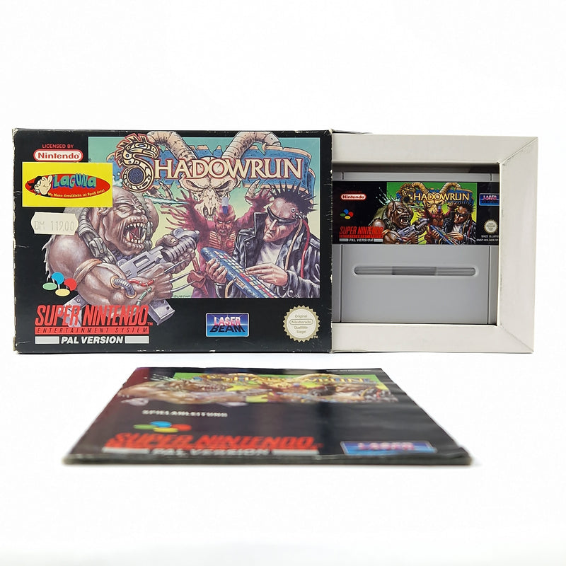 Super Nintendo Game: Shadowrun - OVP Instructions Module | SNES Pal Game