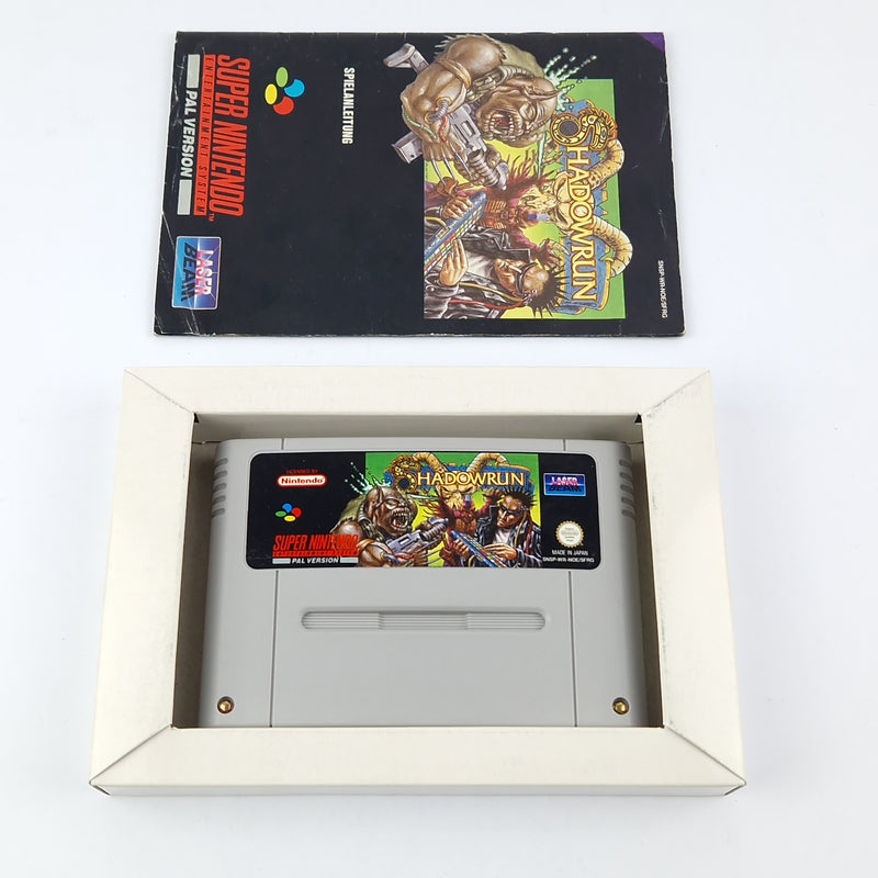 Super Nintendo Game: Shadowrun - OVP Instructions Module | SNES Pal Game