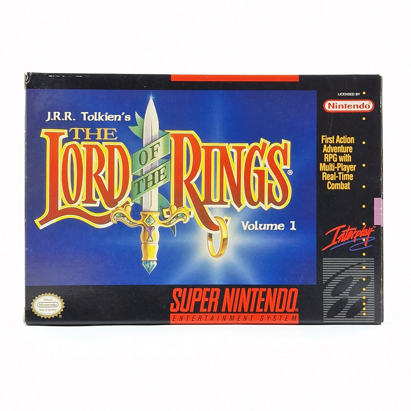 Super Nintendo Game: The Lord of The Rings Volume 1 - OVP NTSC-U/C USA SNES