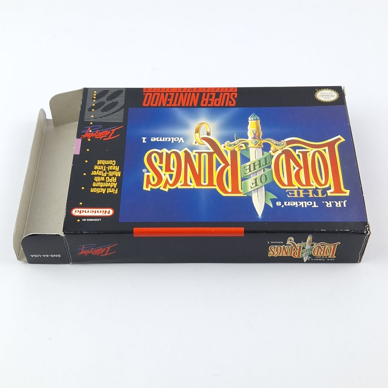 Super Nintendo Game: The Lord of The Rings Volume 1 - OVP NTSC-U/C USA SNES