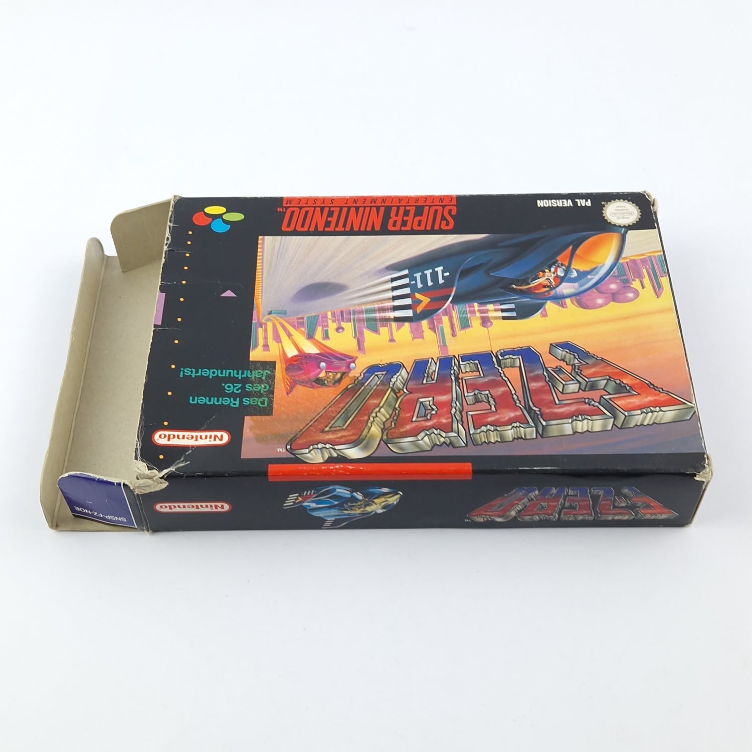 Super Nintendo game: F-Zero - original packaging instructions module | Snes Pal Game