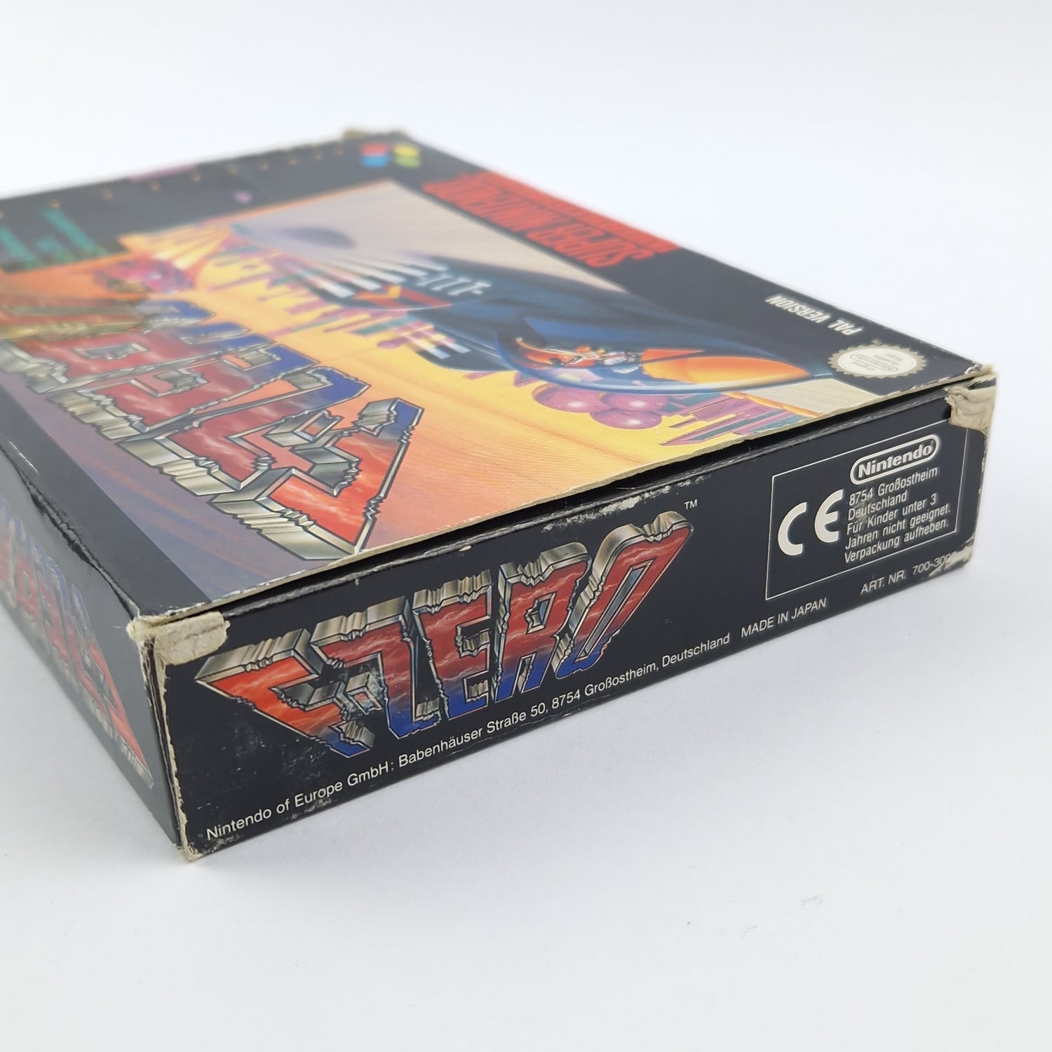 Super Nintendo game: F-Zero - original packaging instructions module | Snes Pal Game