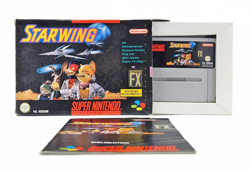 Super Nintendo Game: Starwing - OVP Instructions Module | Snes Pal Game