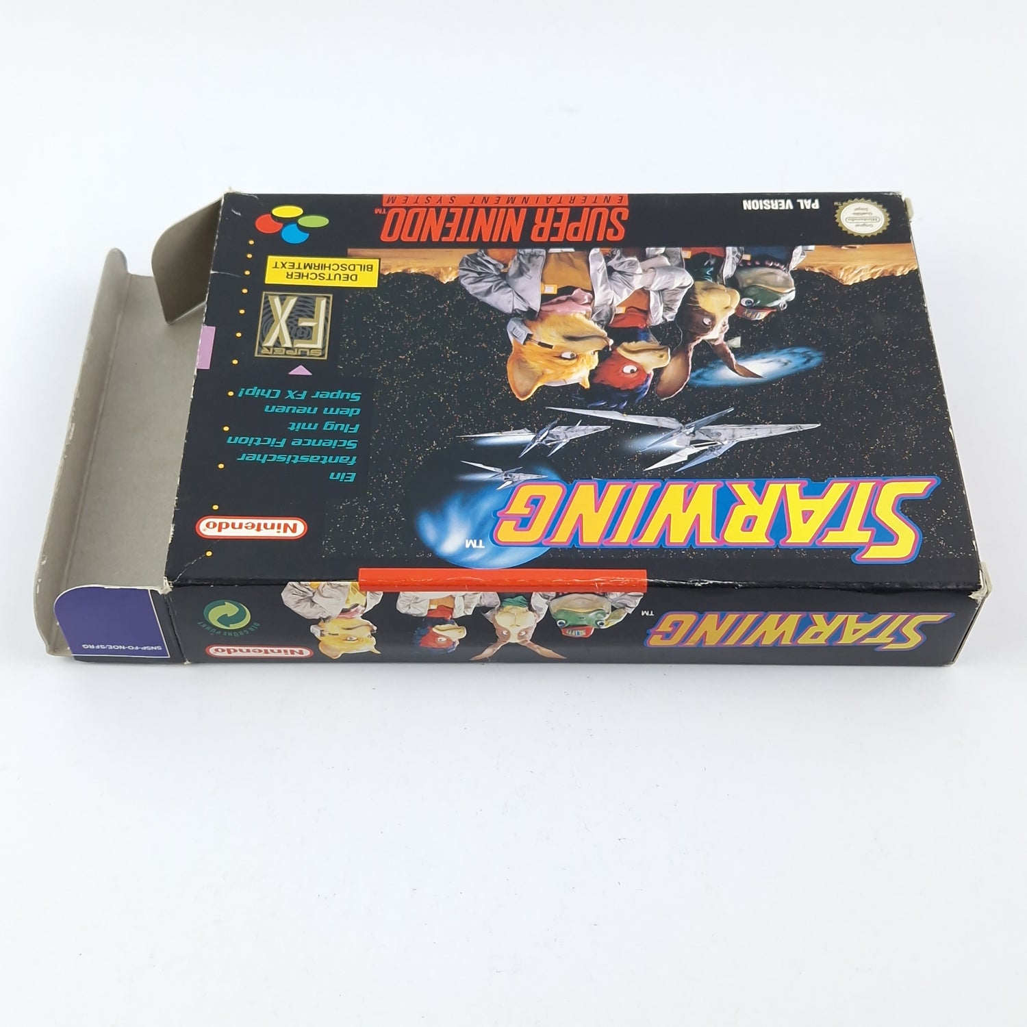 Super Nintendo Game: Starwing - OVP Instructions Module | Snes Pal Game