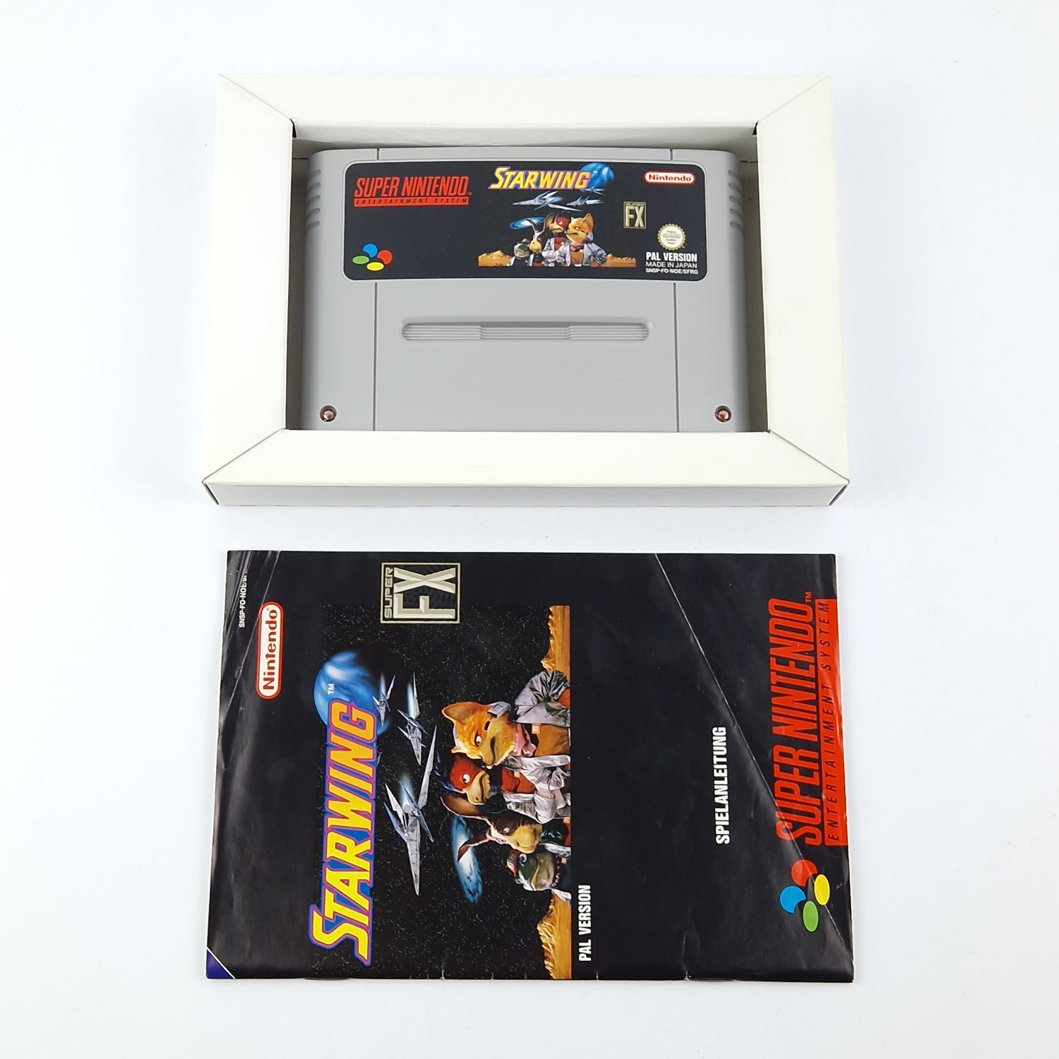 Super Nintendo Game: Starwing - OVP Instructions Module | Snes Pal Game