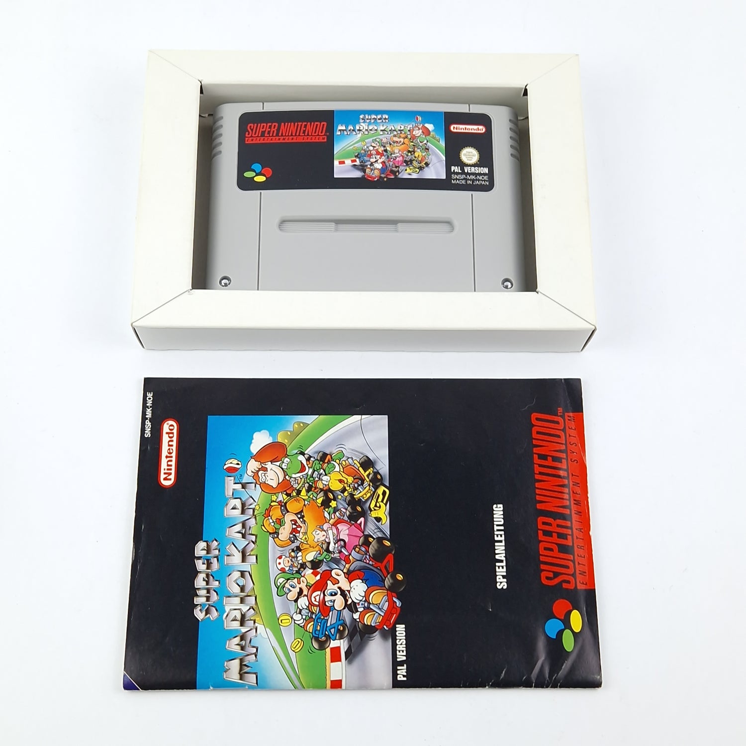 Super Nintendo Spiel : Super Mario Kart - OVP SNES PAL