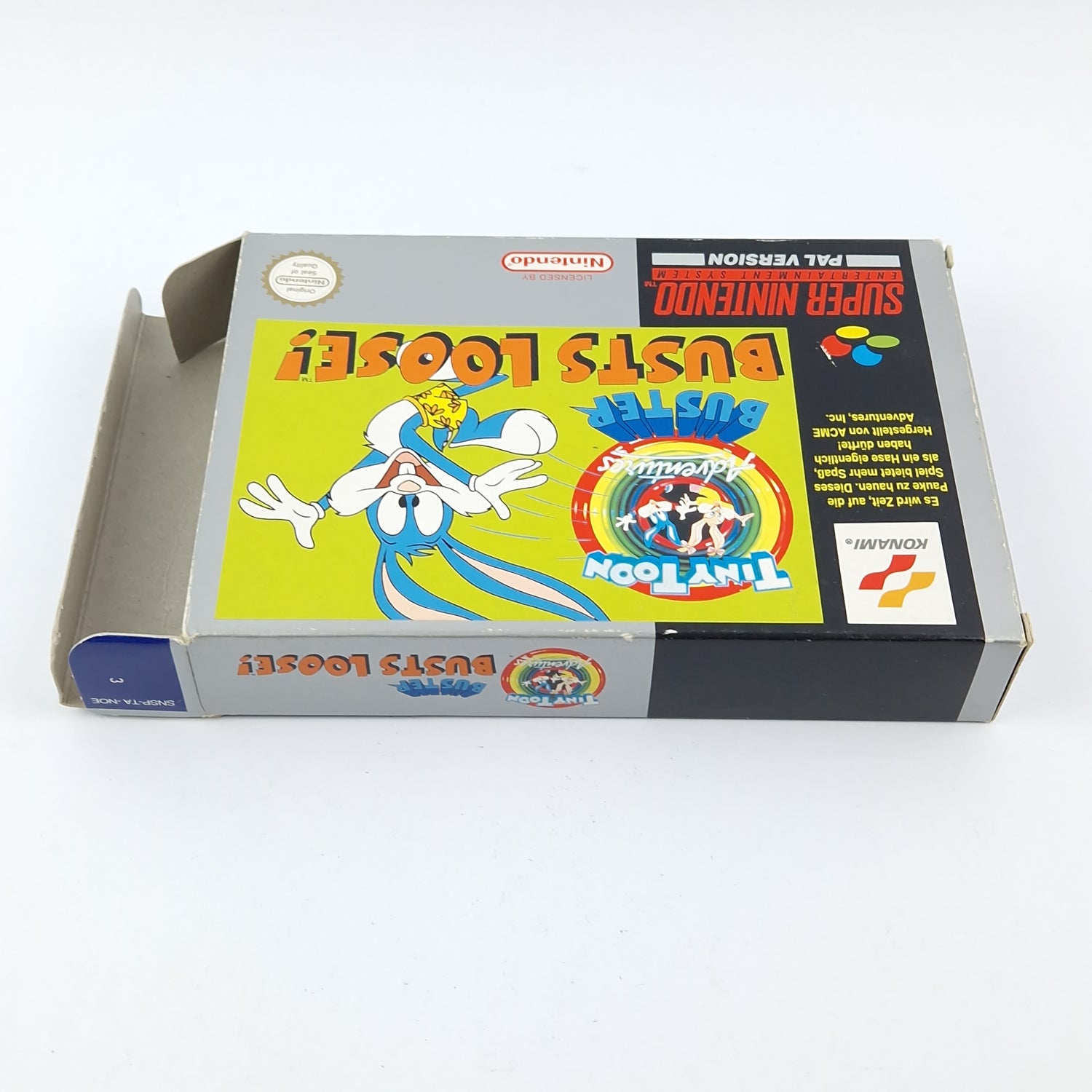 Super Nintendo Game: Tiny Toon Adventures Buster Busts Loose - OVP SNES PAL