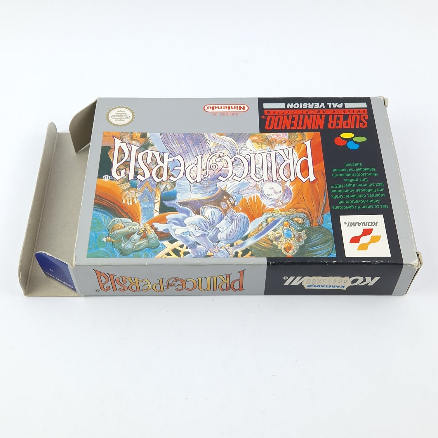 Super Nintendo game: Prince of Persia - OVP instructions module | SNES Pal Game