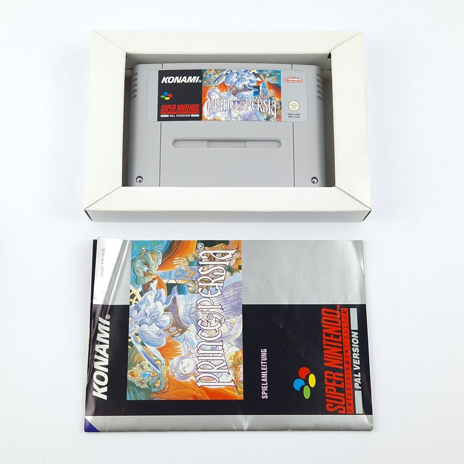 Super Nintendo game: Prince of Persia - OVP instructions module | SNES Pal Game