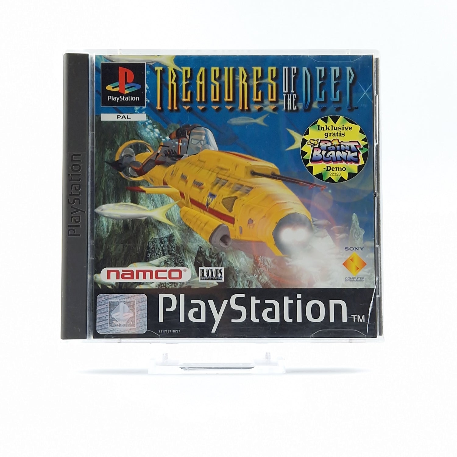 Playstation 1 Spiel : Treasures of the Deep - Sony PS1 PSX  OVP Anleitung CD PAL